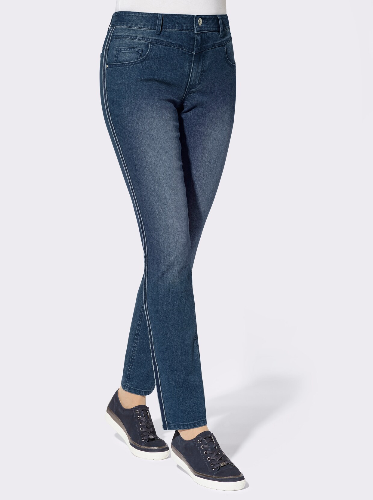 Jeans - blue-stone-washed