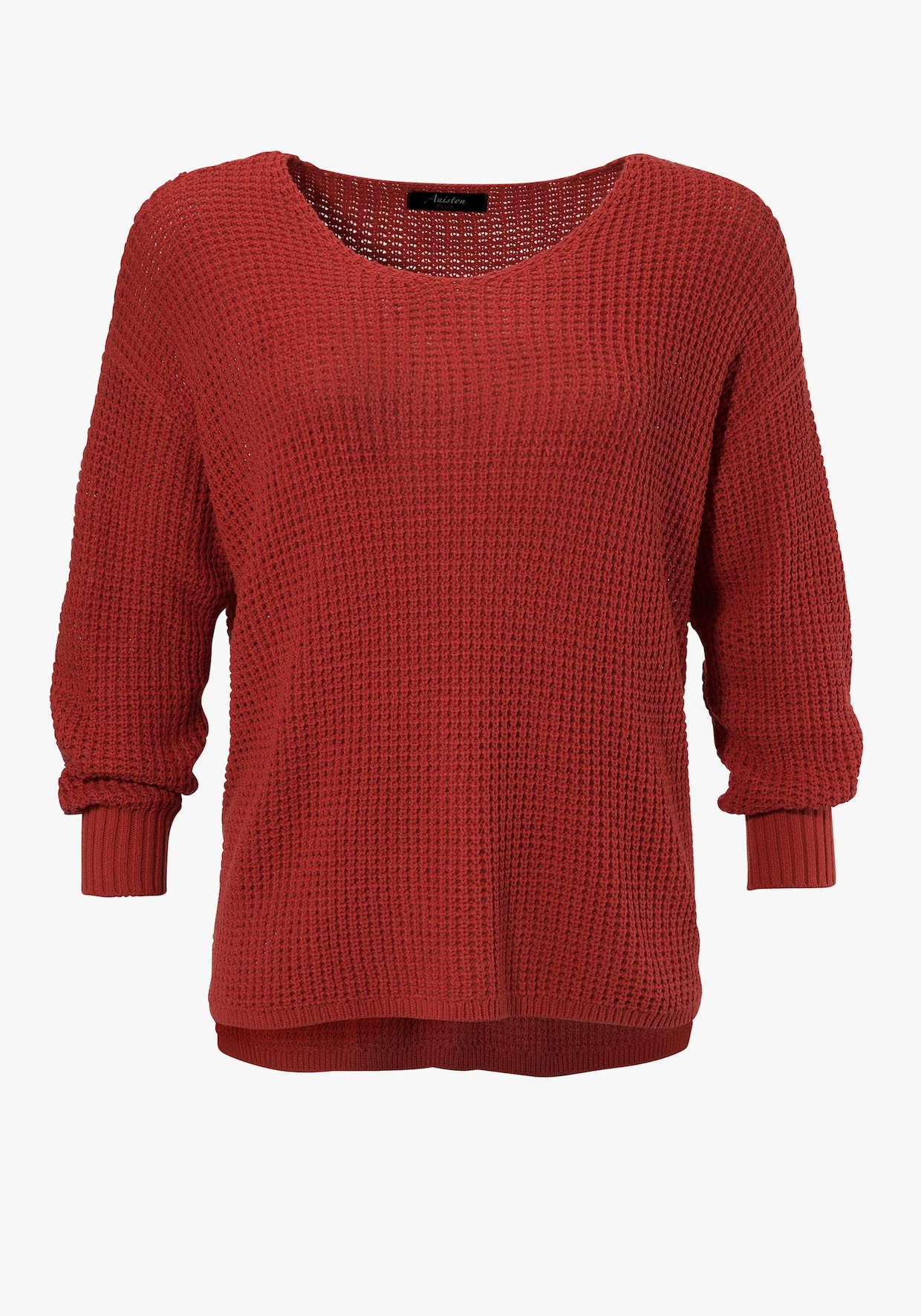 Aniston PLUS Strickpullover - rostrot