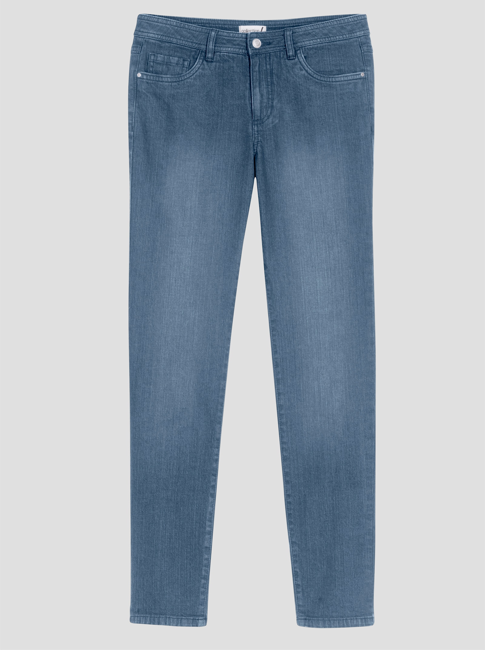 5-Pocket-Jeans mit schmalen Beinen - blue-bleached