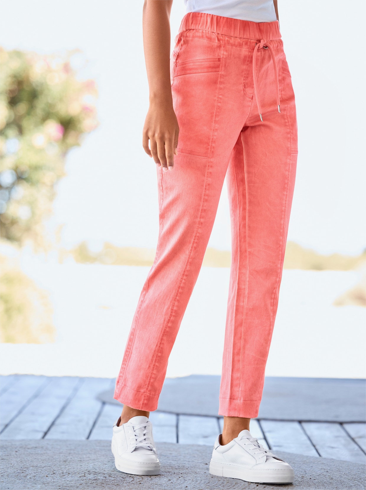 heine Pantalon - corail