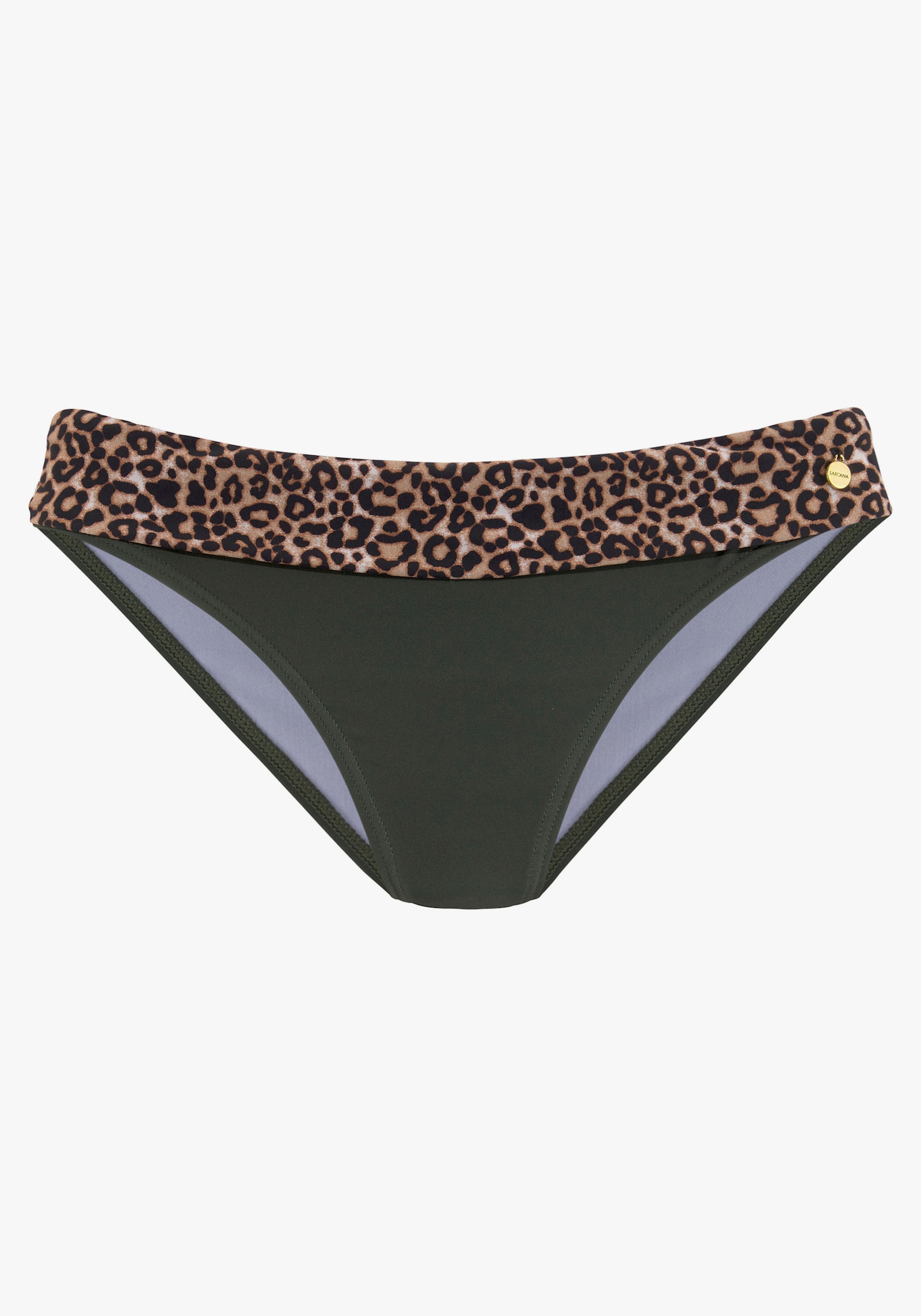 LASCANA Bikini-Hose - oliv-leo