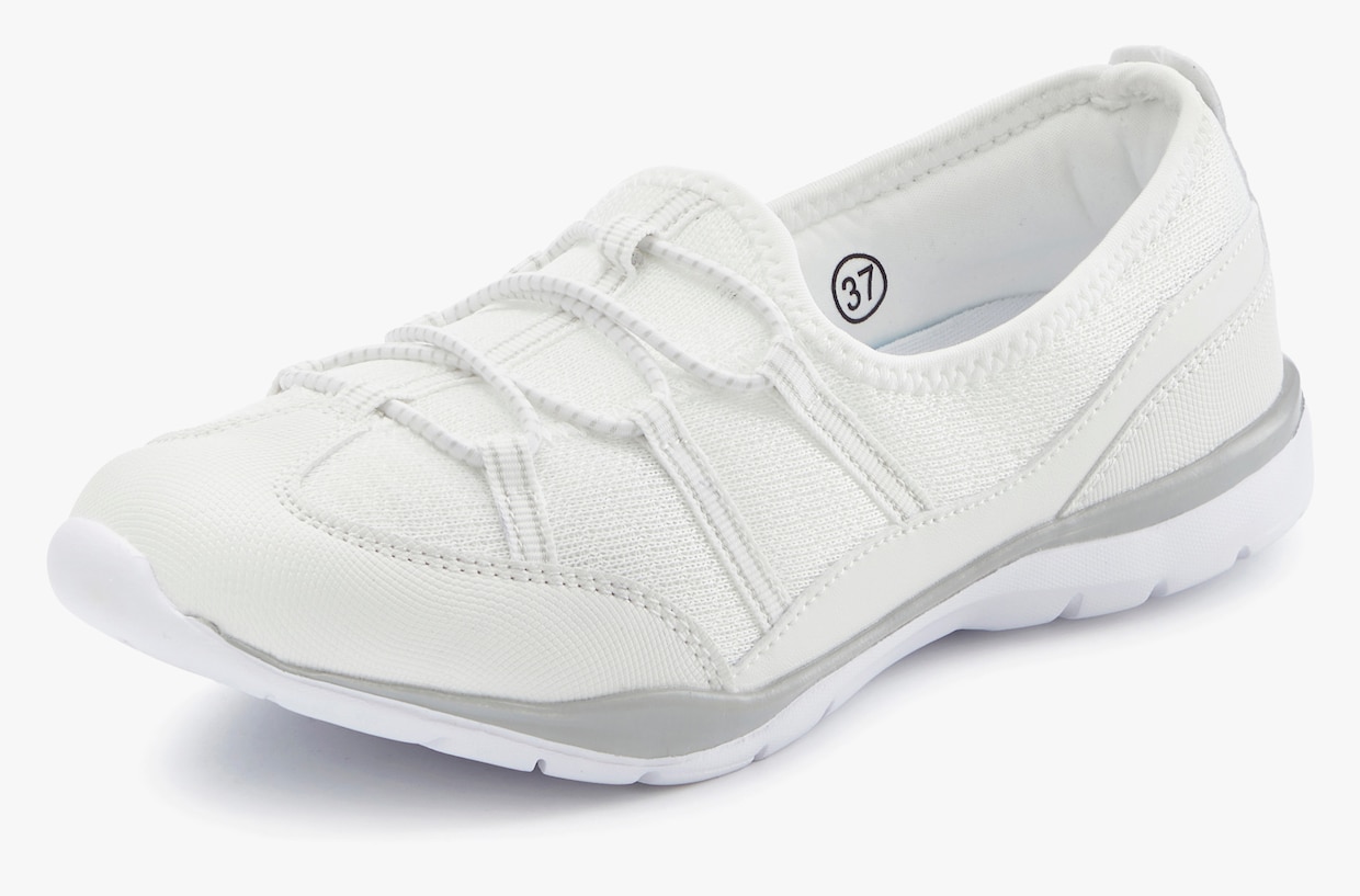 LASCANA Sneaker - weiß-grau