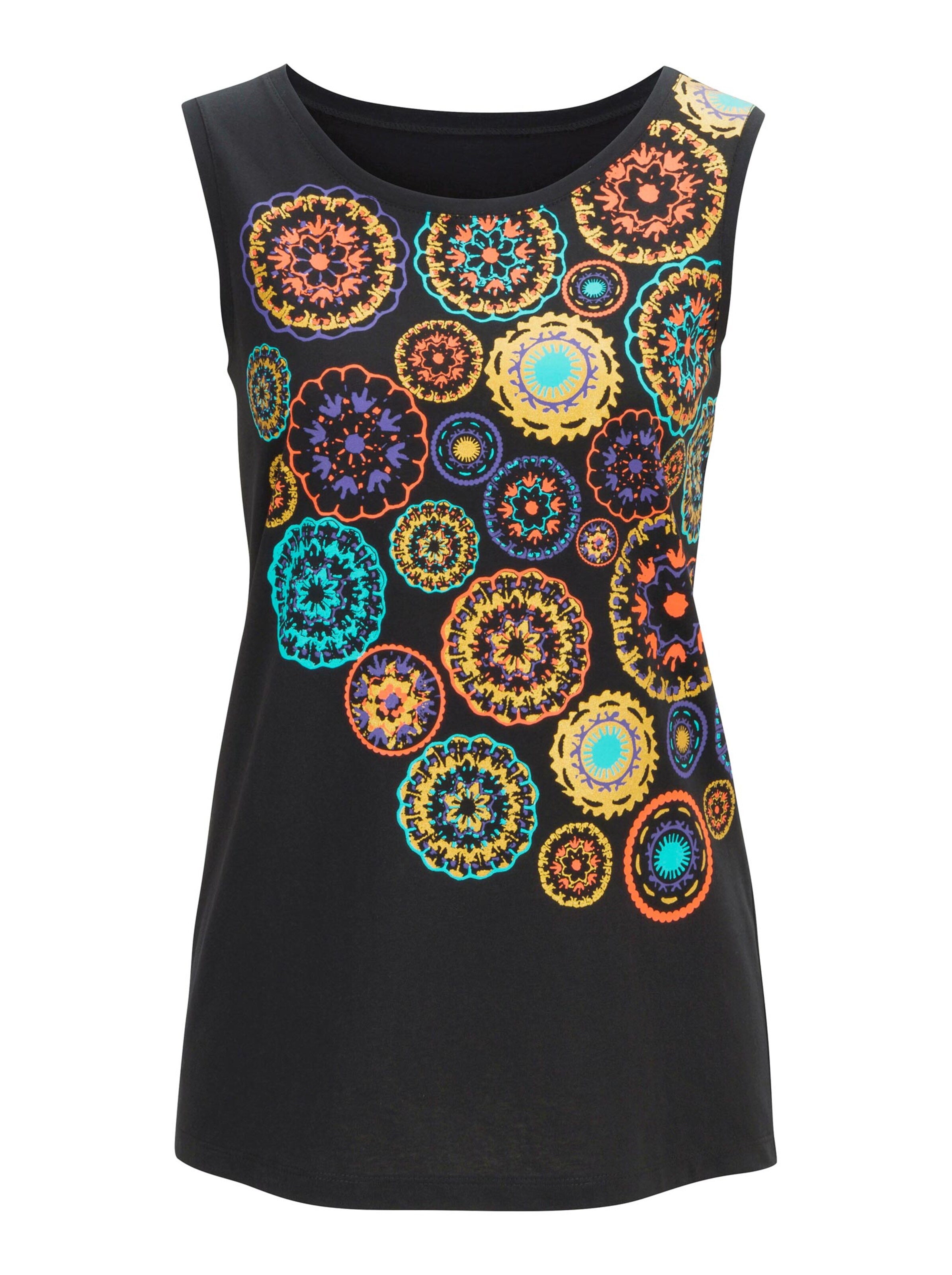 Shirtjacke + Top - schwarz