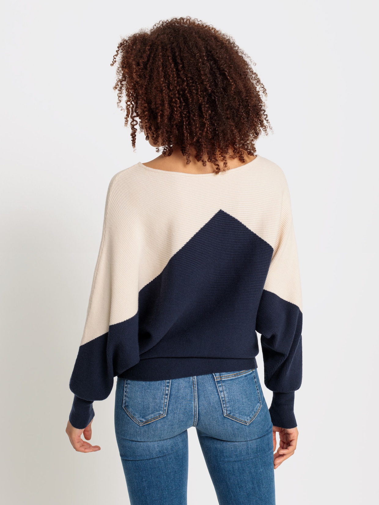 LASCANA Strickpullover - creme-marine