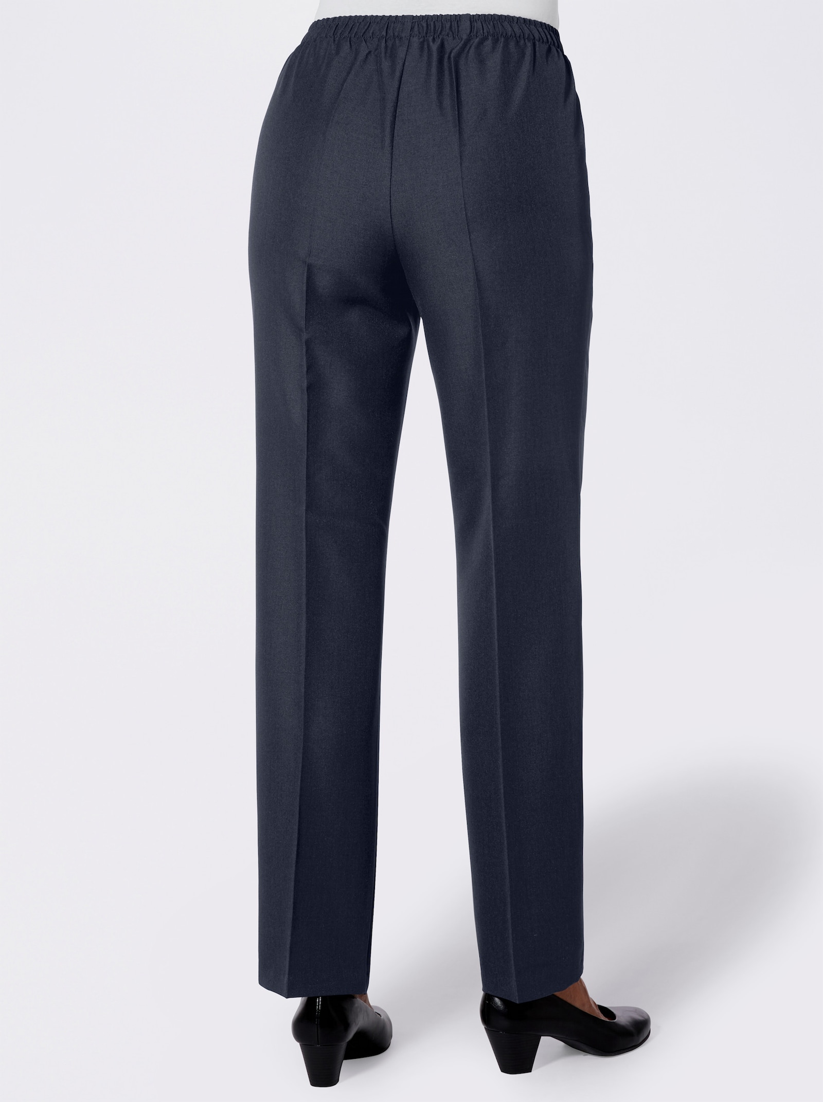 Comfortbroek per 2 stuks - marine + marine gestreept