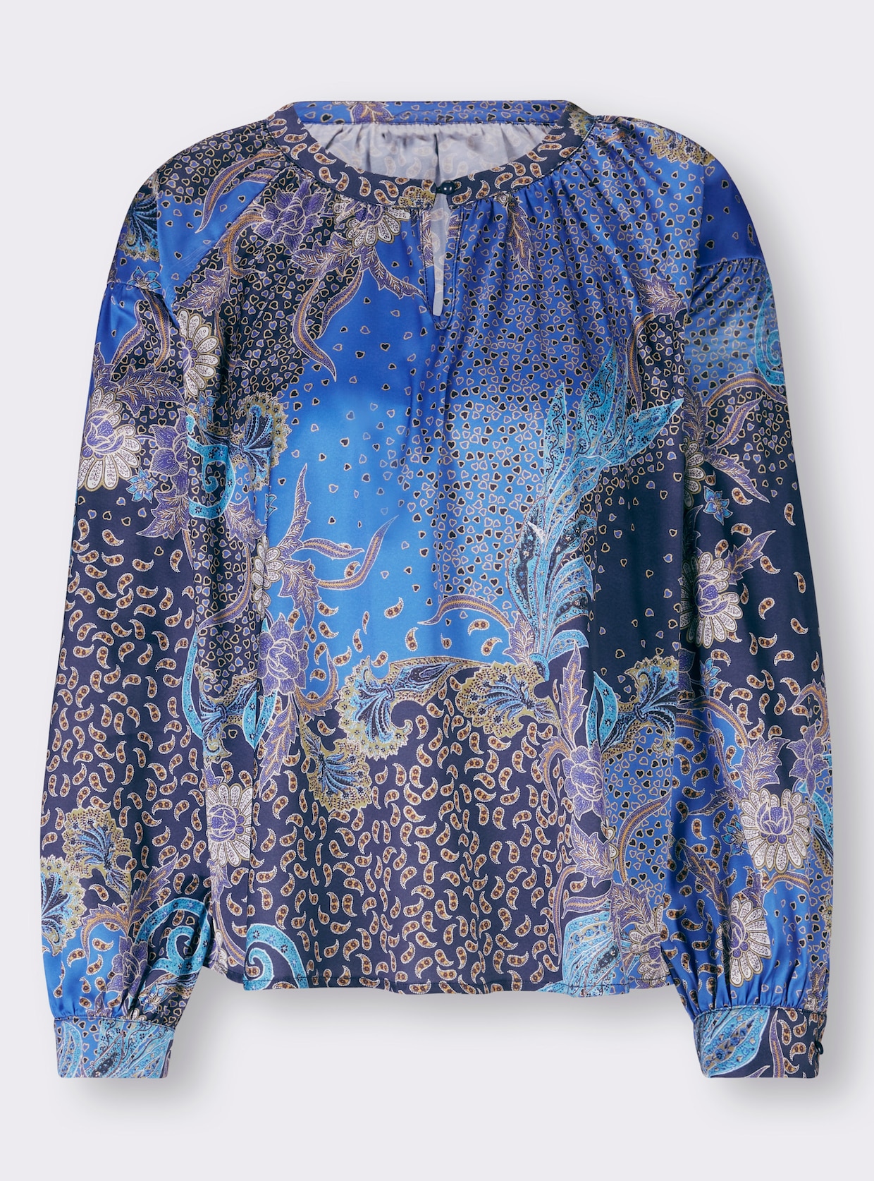 heine Blouse met print - marine/middenblauw bedrukt