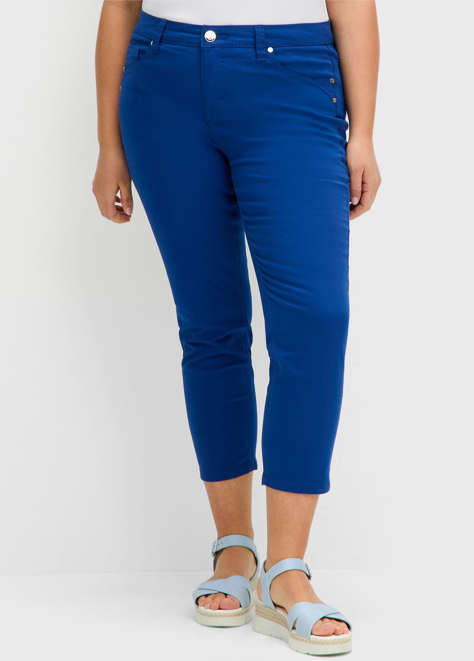 sheego 7/8-Hose im Curvy-Schnitt SUSANNE - blaubeere