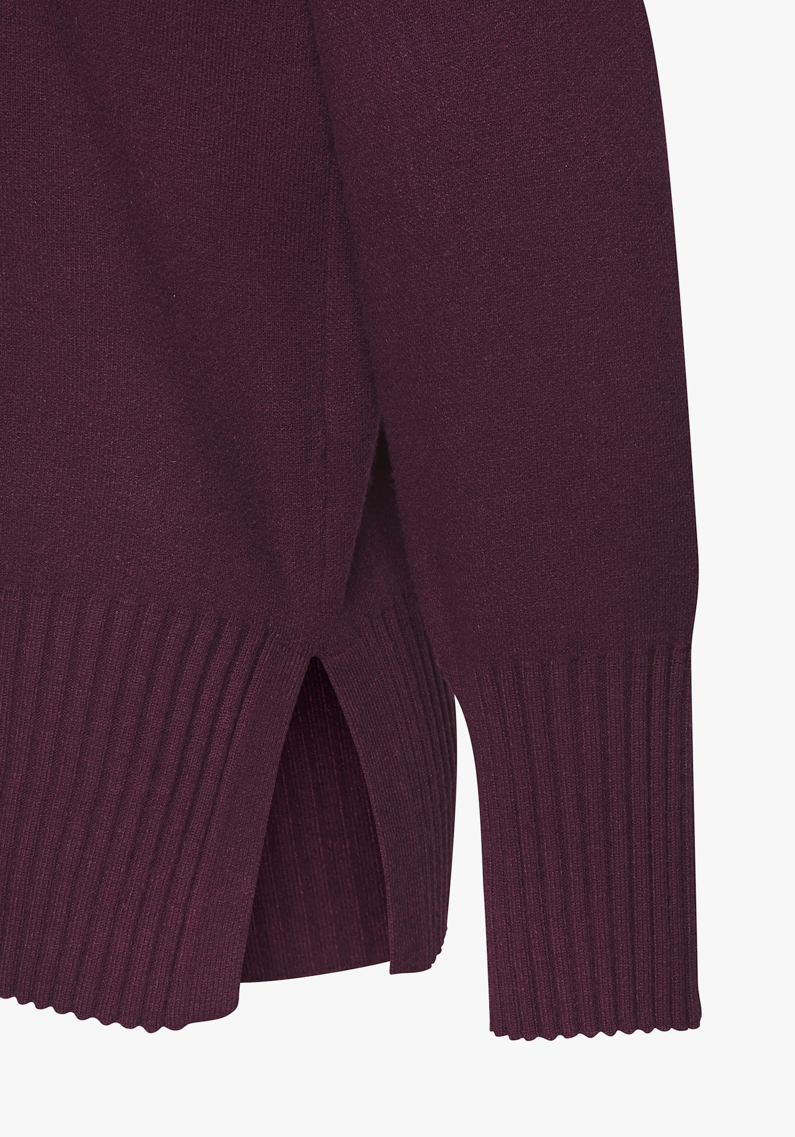 LASCANA Trui met opstaande kraag - bordeaux