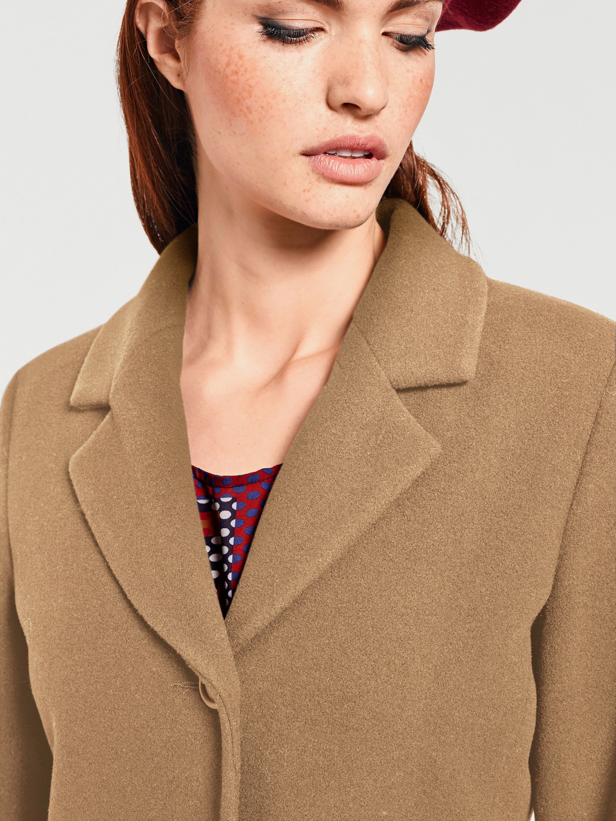 heine Manteau - couleur chamois