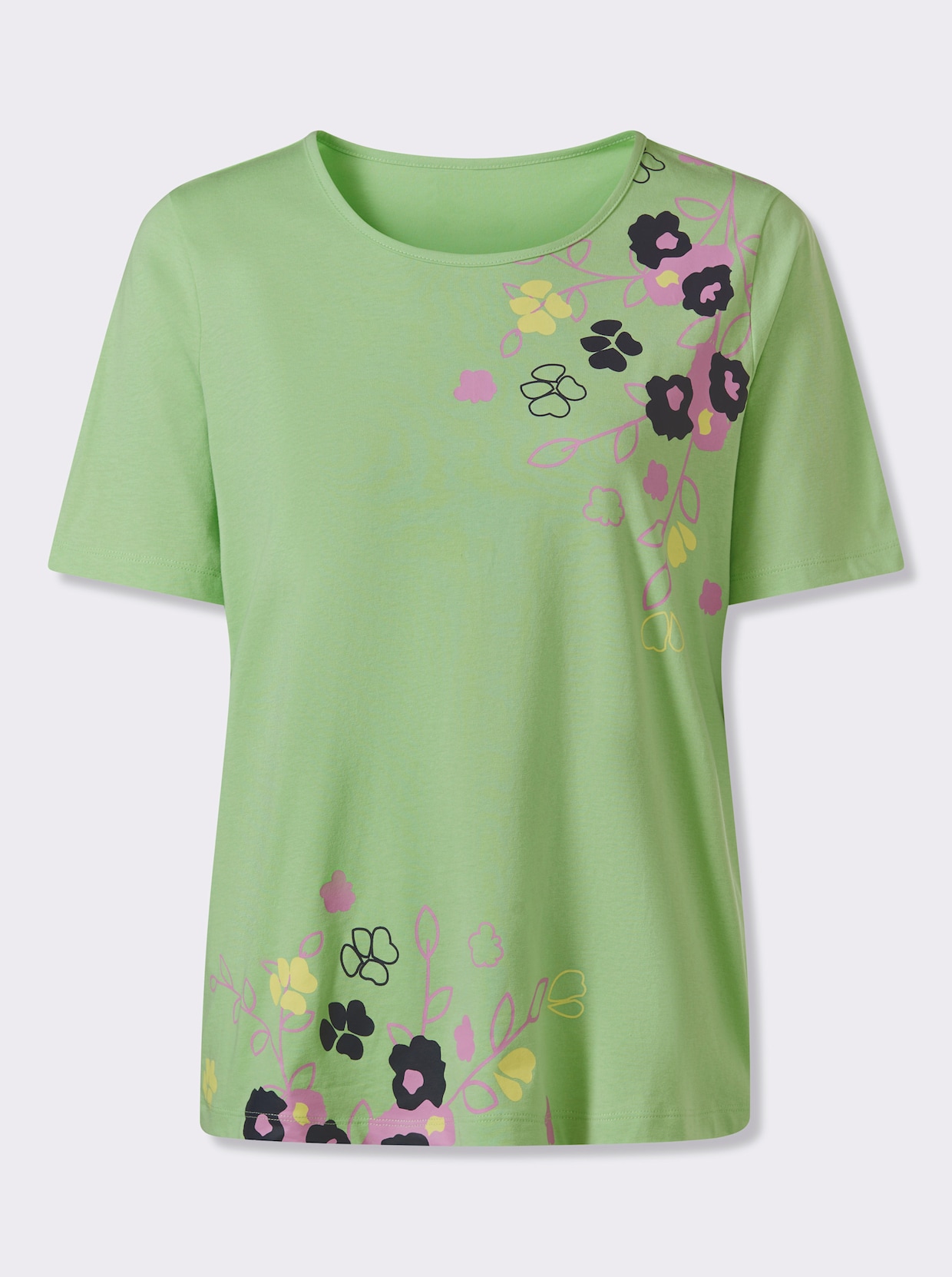 Kurzarmshirt - reseda-orchidee