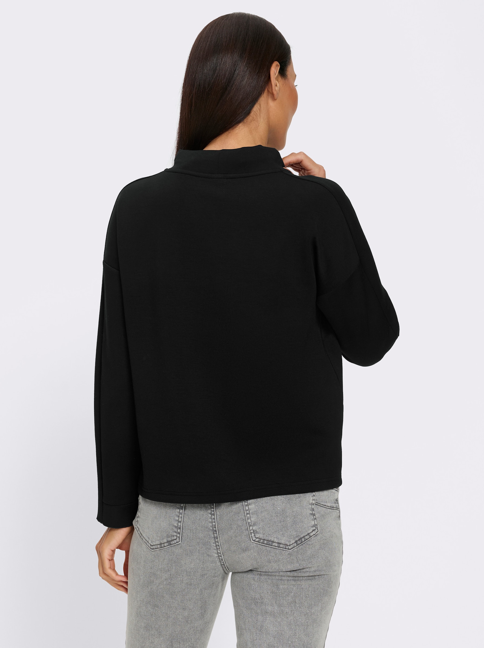 heine Sweatshirt met opschrift - zwart