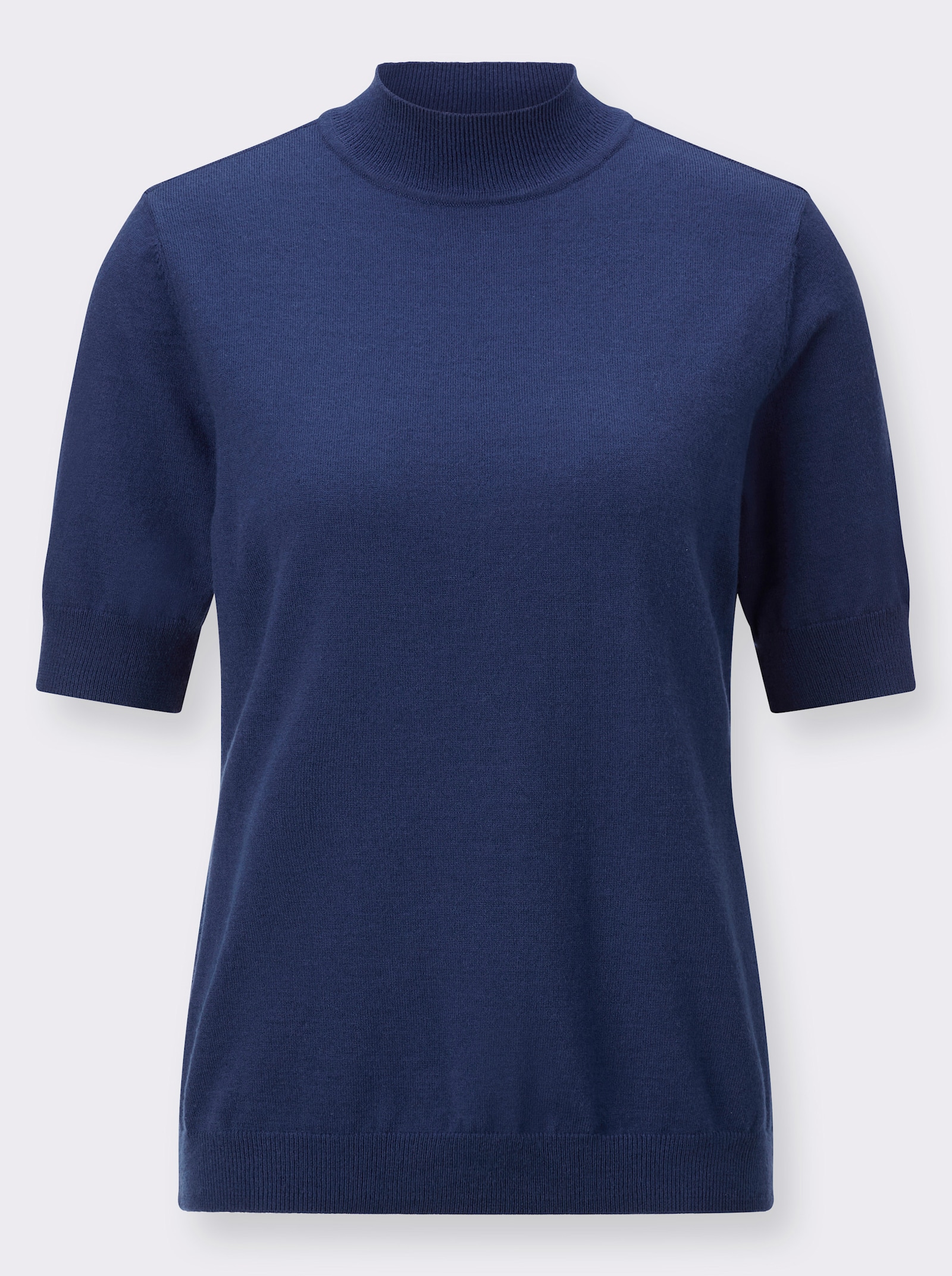 Pullover mit halblangem Ärmel - royalblau