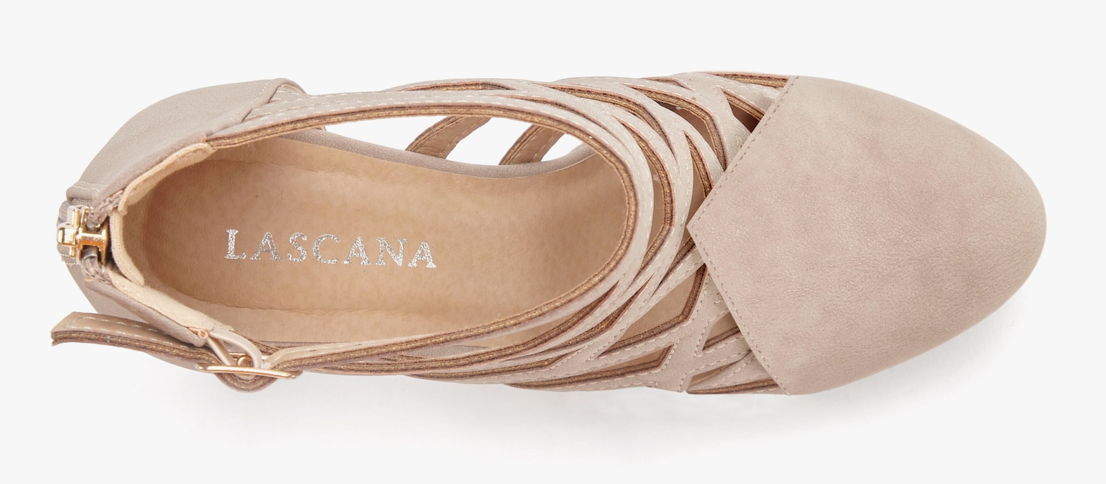 LASCANA Stiefelette - beige