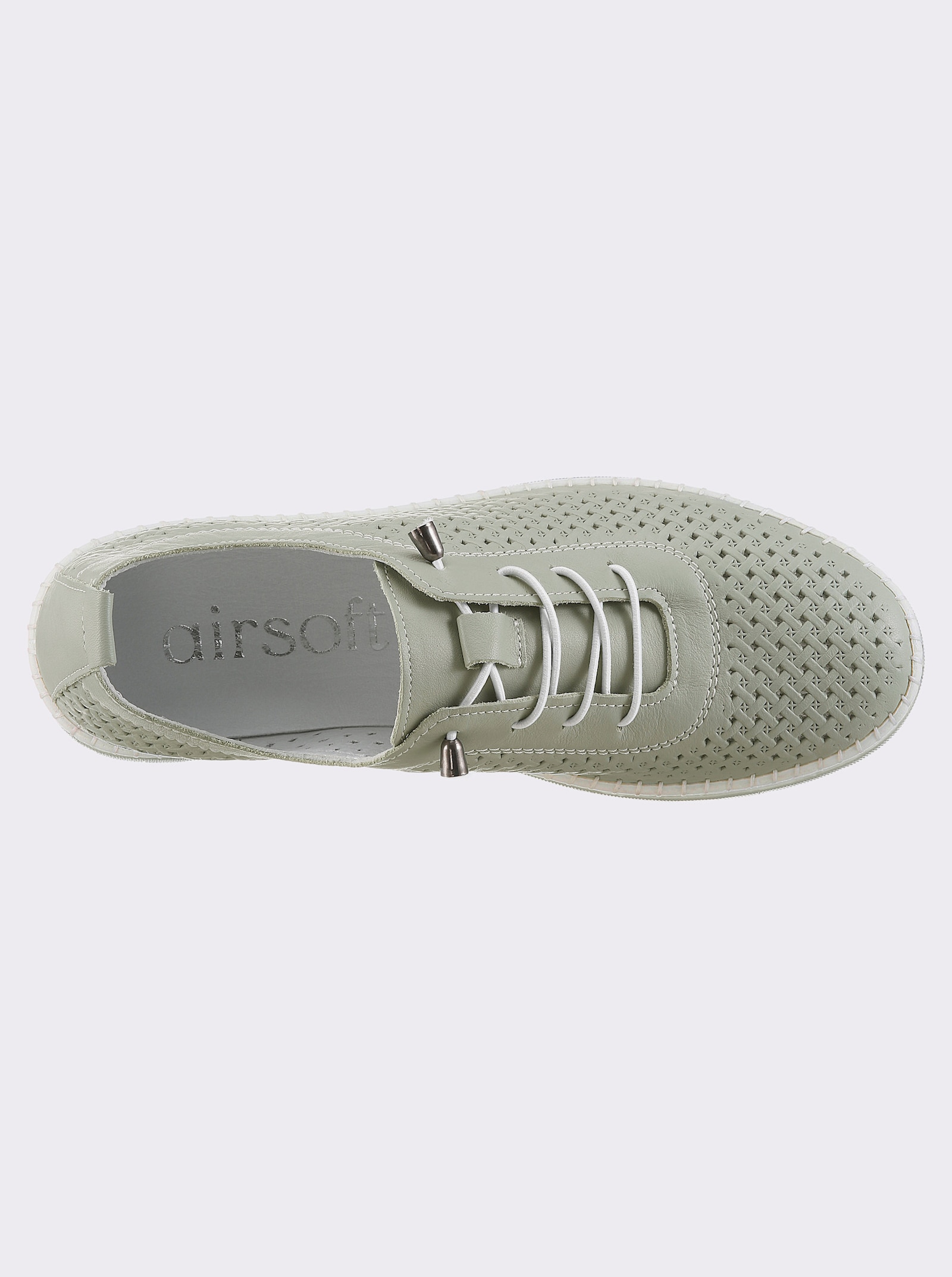 airsoft modern+ Sneaker mit Perforation - mint