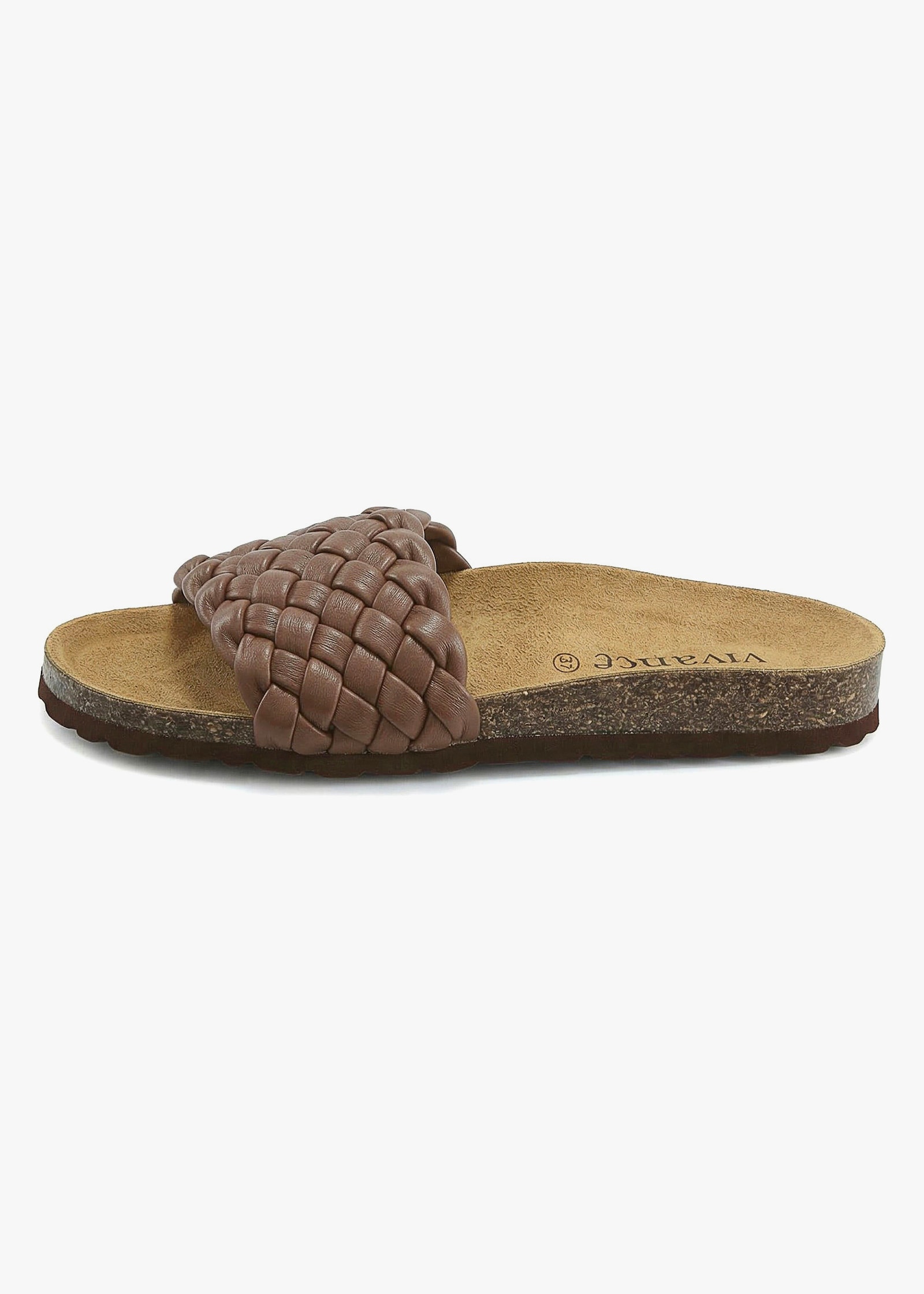 Vivance Pantolette - camelfarben