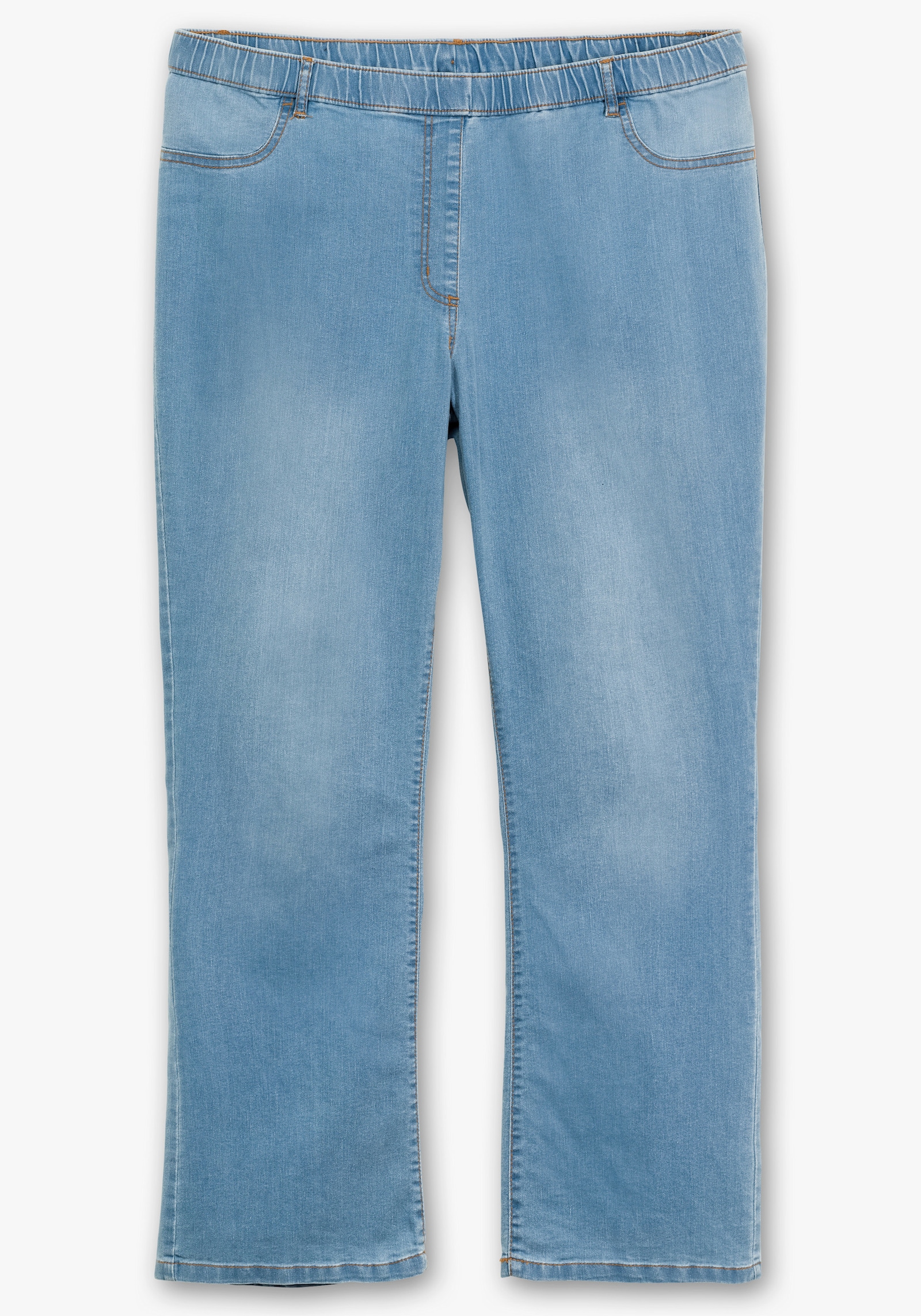 Bootcut-Jeans in Schlupfform - blue-bleached