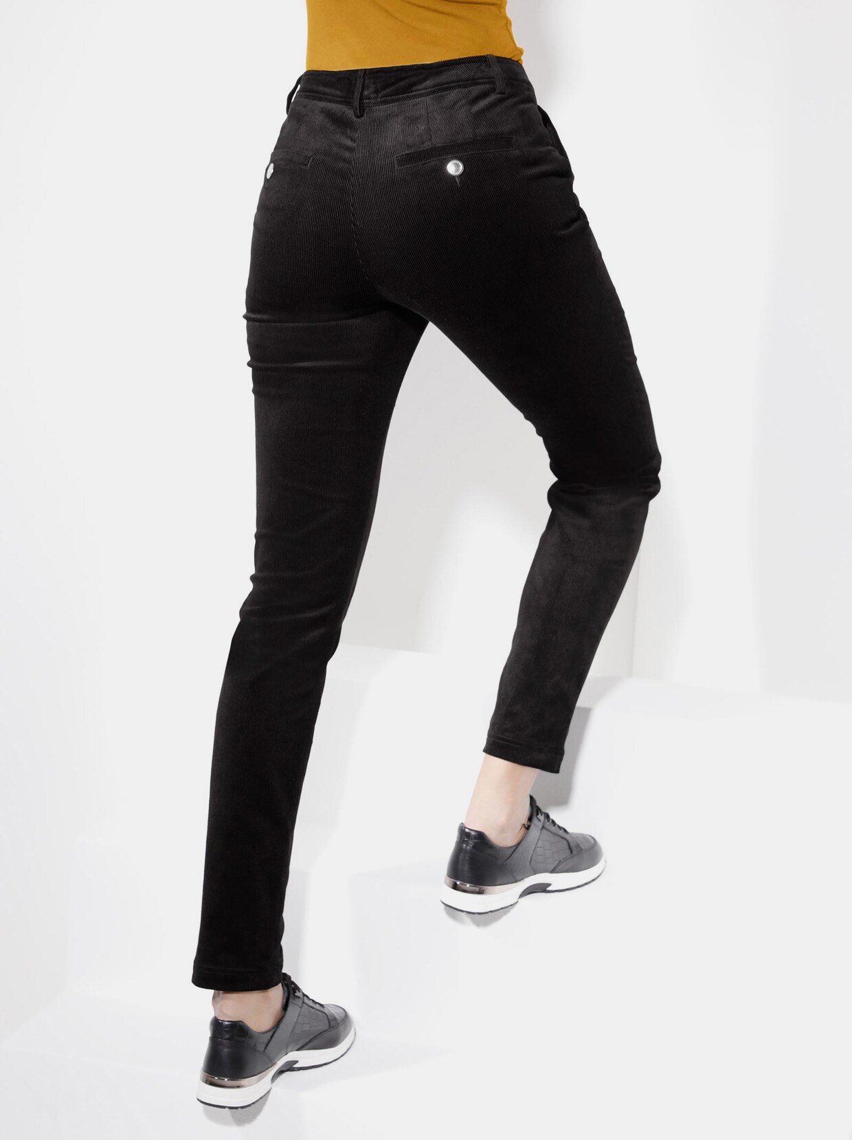 Cordhose - schwarz