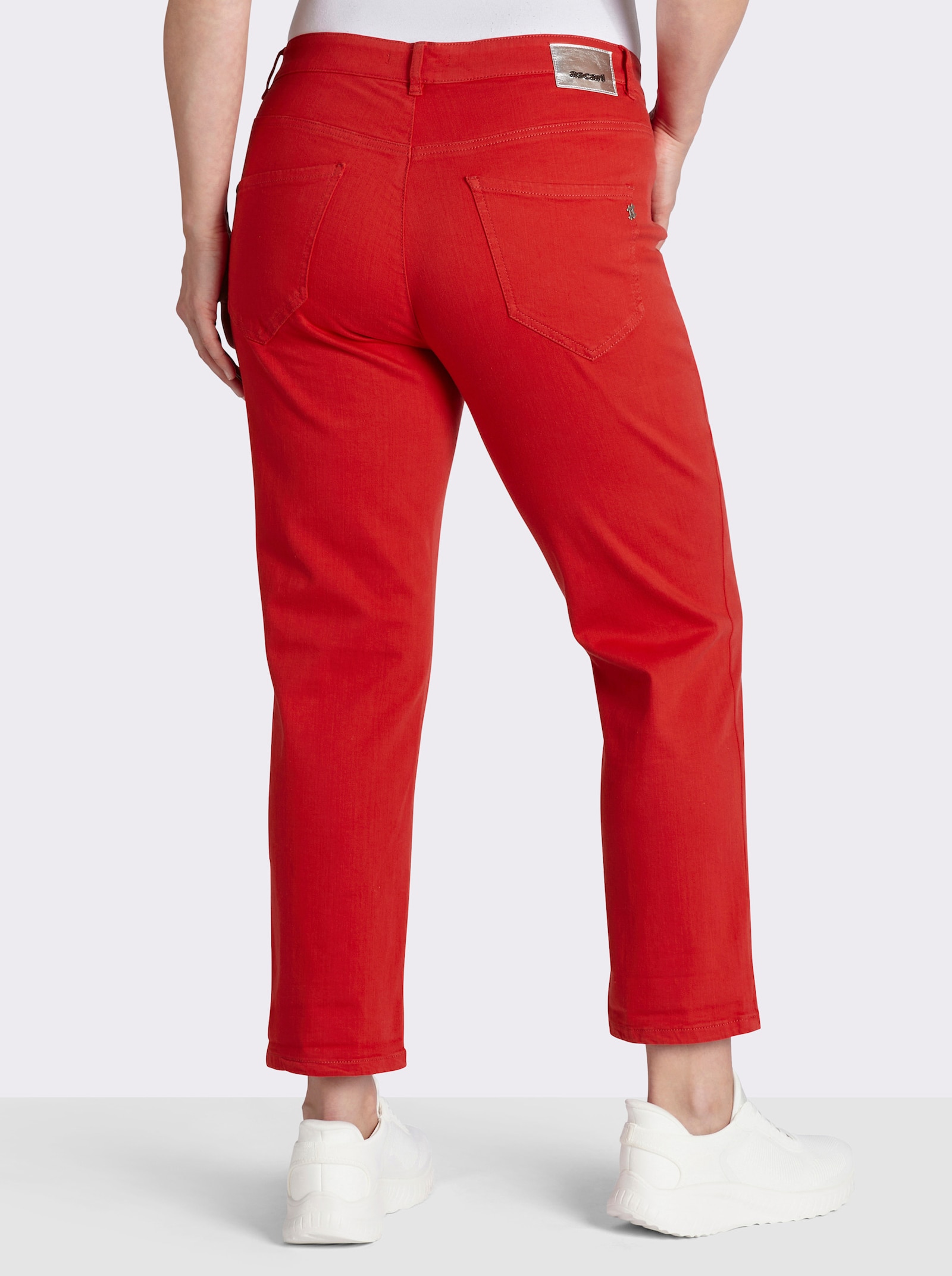 Ascari 5-Pocket-Jeans mit Push-up-Effekt - rot