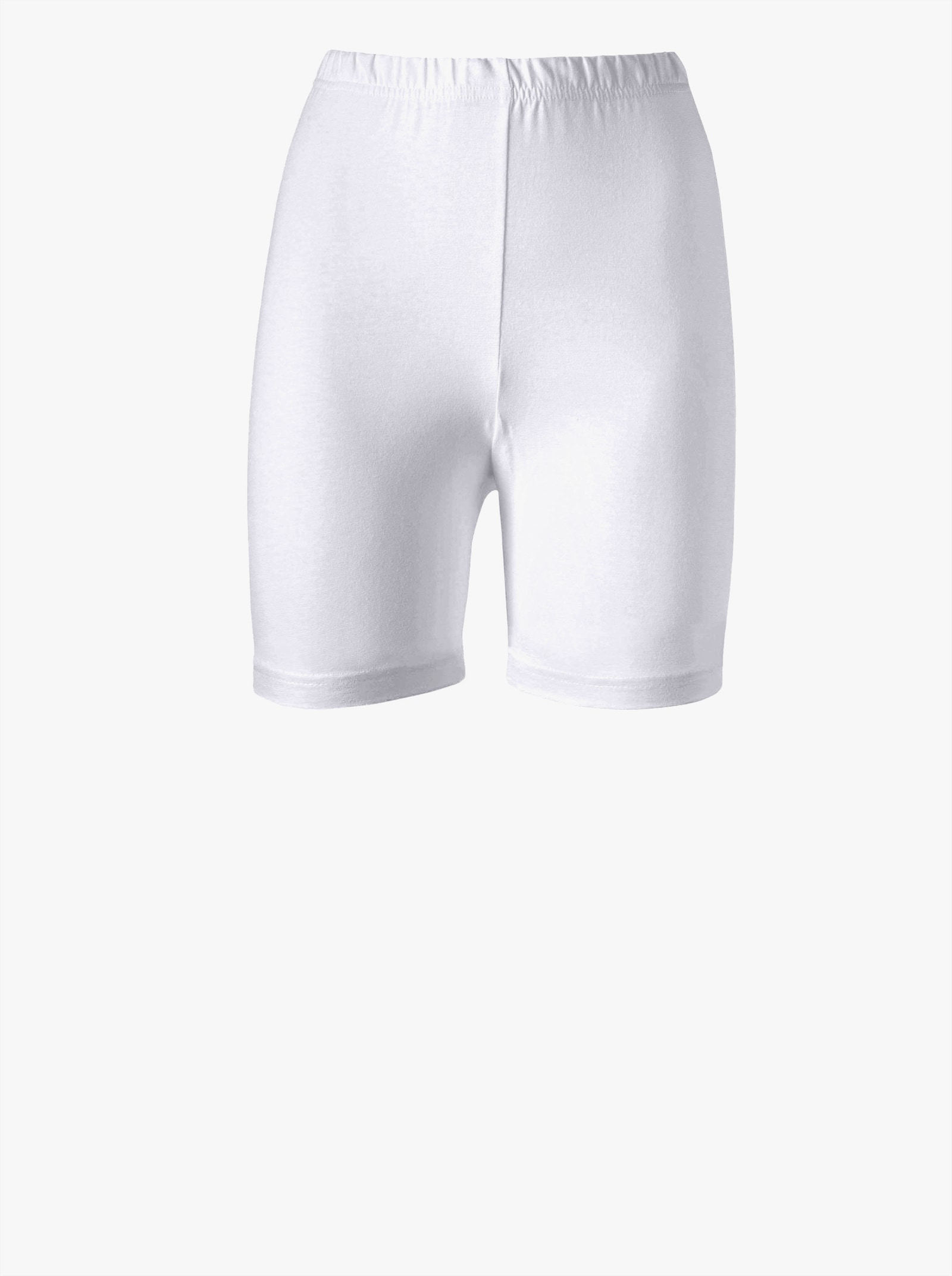 Cyklistické nohavice, krátky strih - biela