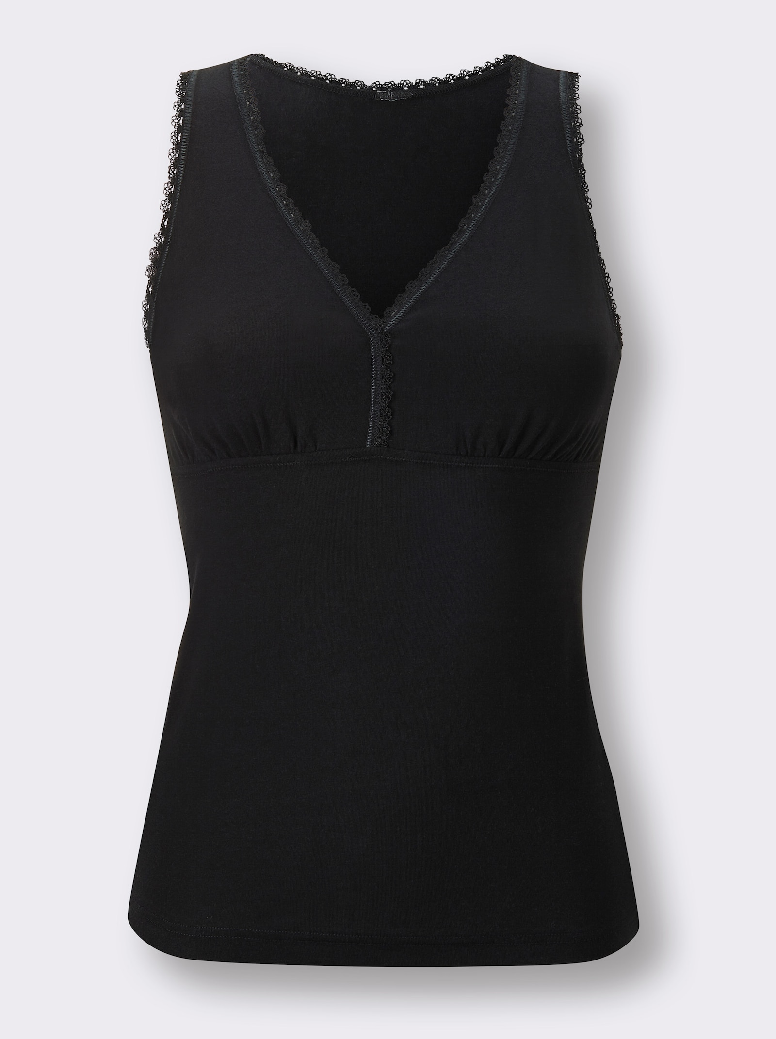 wäschepur Bh-linne utan bygel - svart