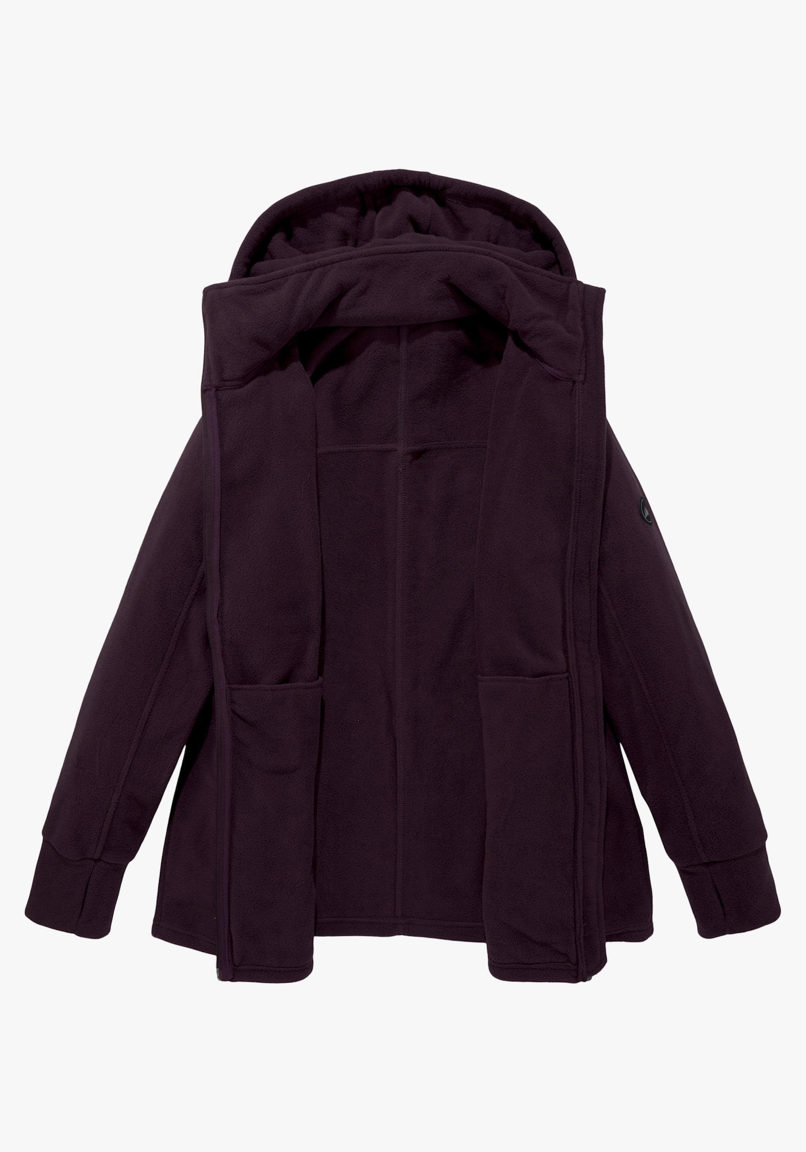 Polarino Fleecejacke - aubergine