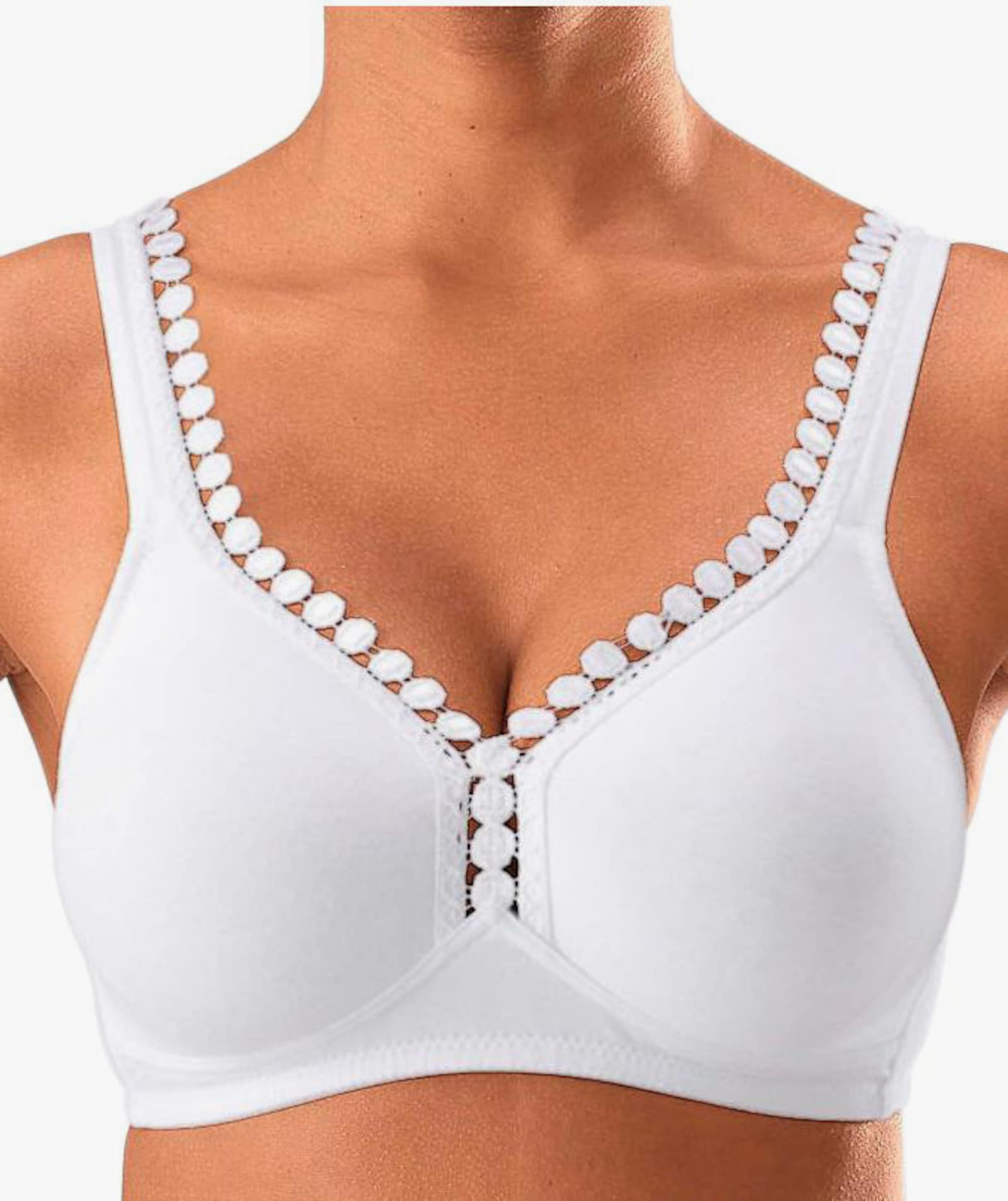 petite fleur Soft-beha - zwart+wit