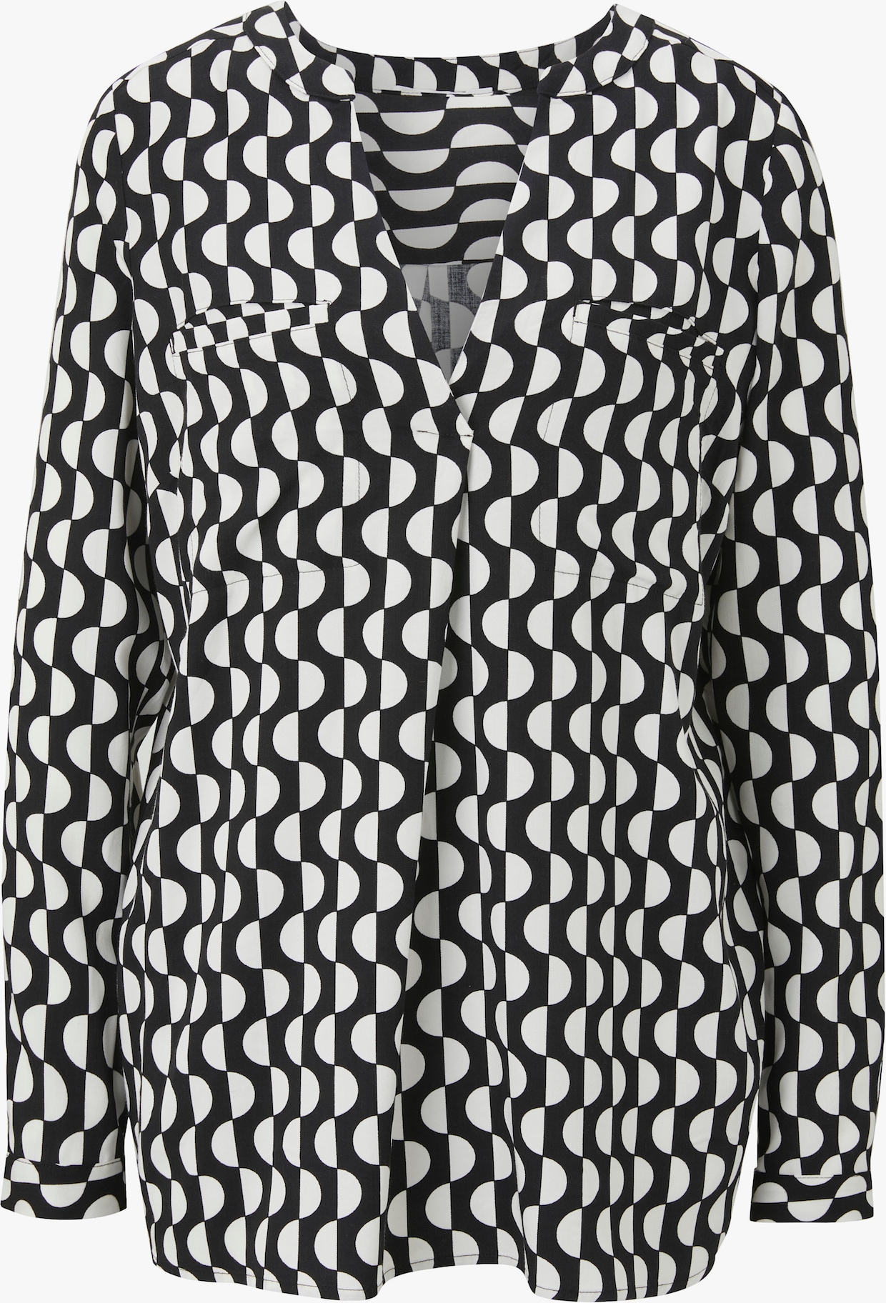 heine Comfortabele blouse - zwart/ecru