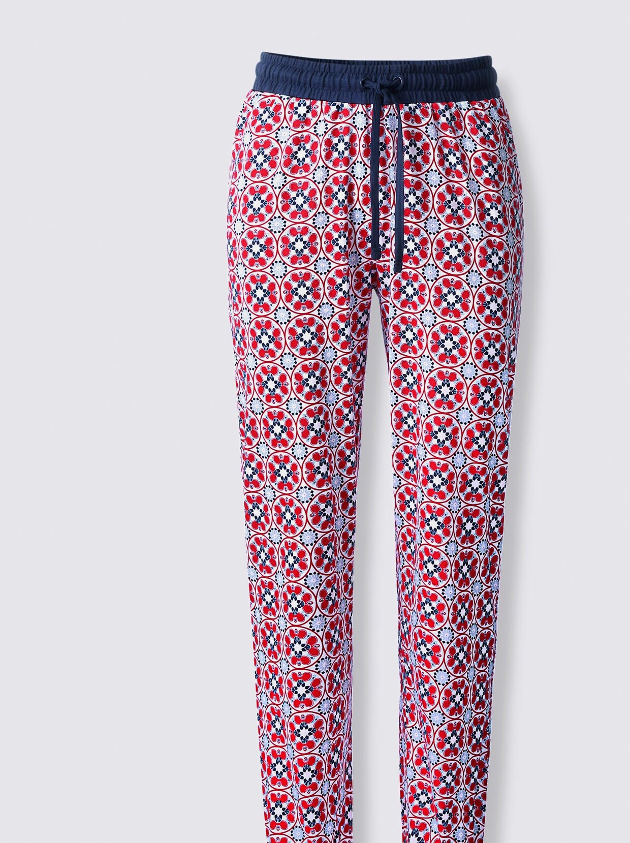 wäschepur Pyjama-Broek - aardbei bedrukt