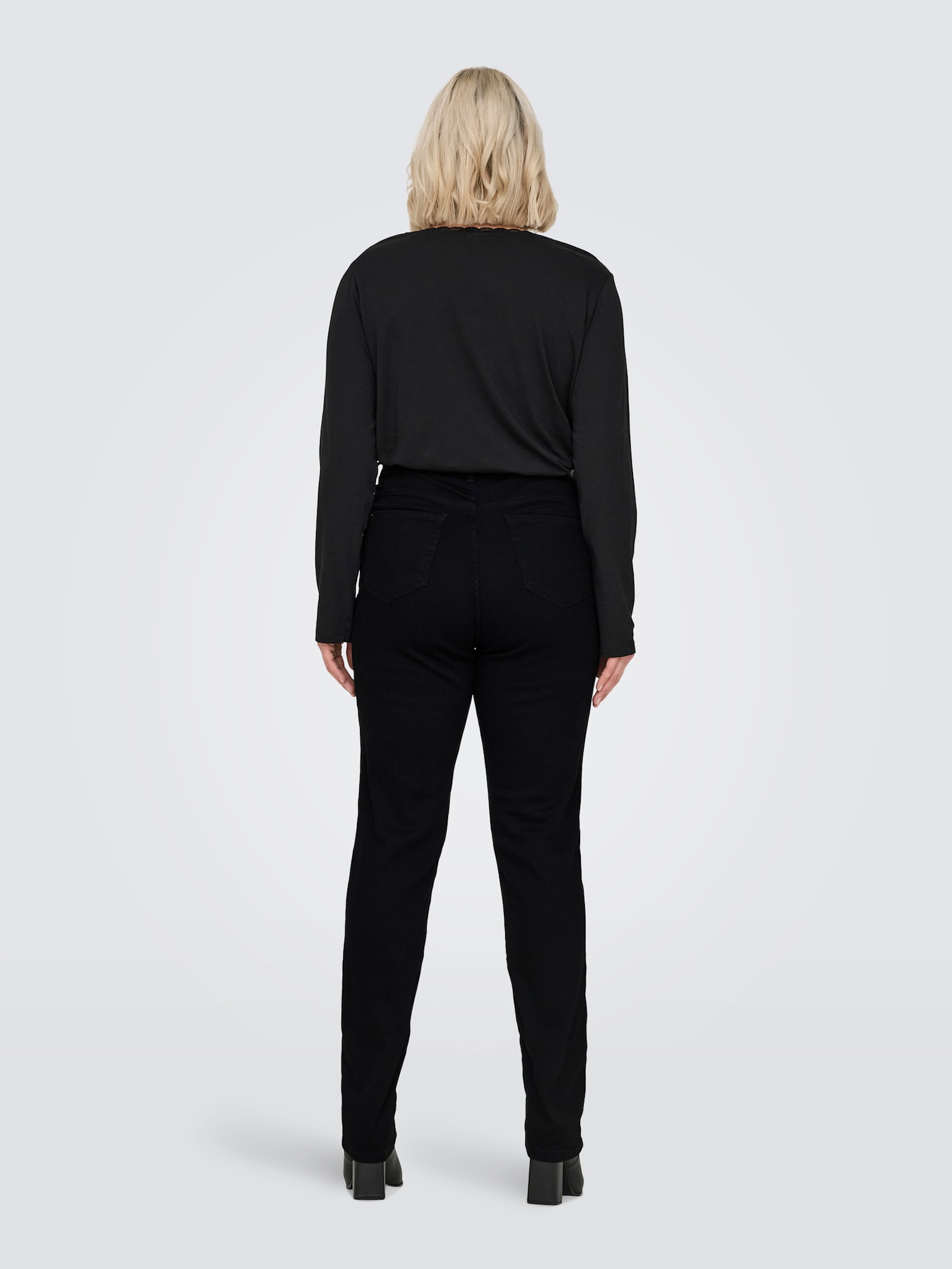 ONLY CARMAKOMA Slim-fit-Jeans - washed black