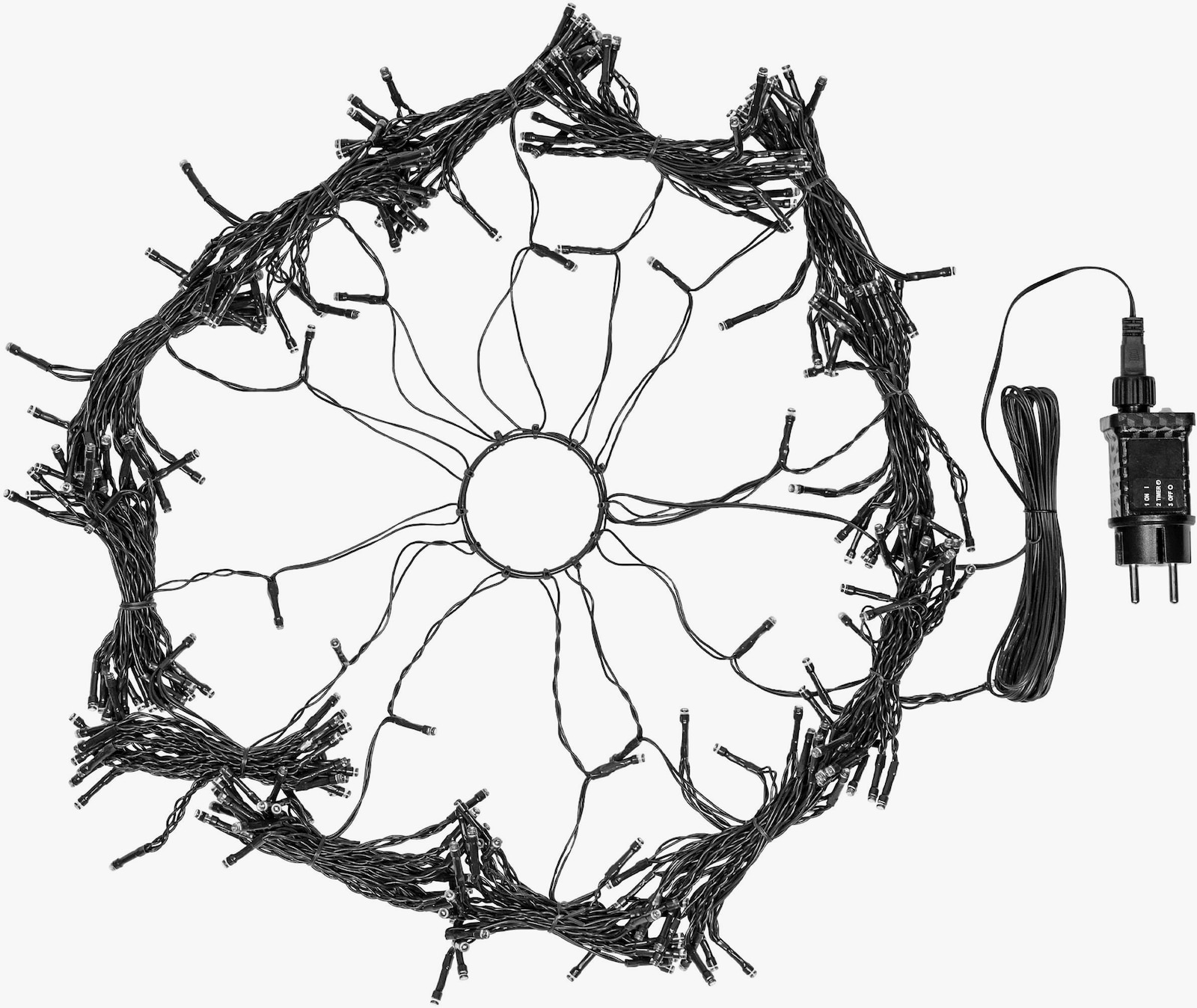 my home LED-Baummantel - dunkelgrün