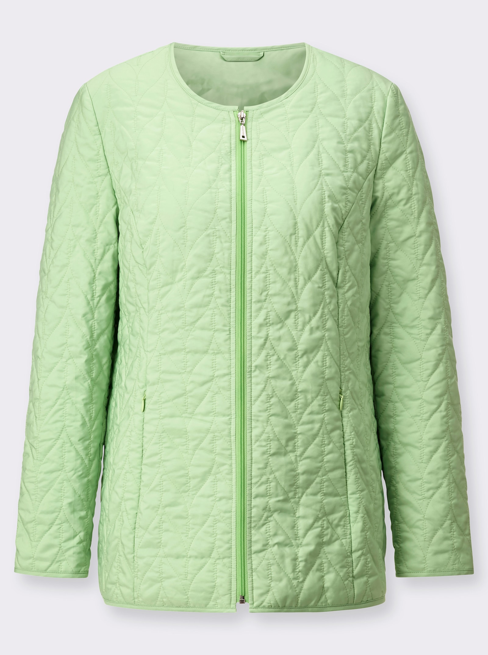 Steppjacke mit Innentasche - reseda