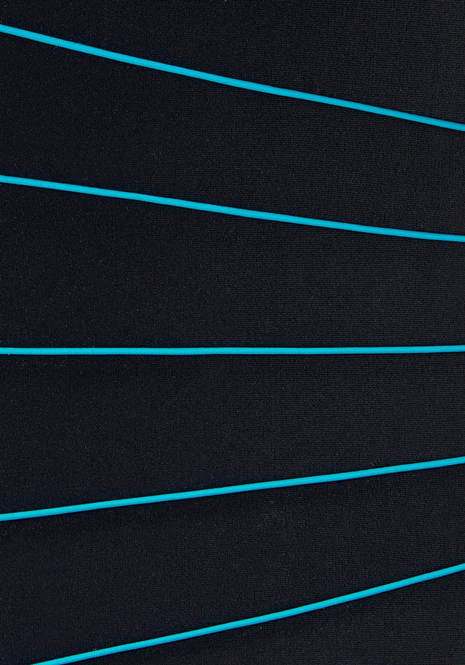 LASCANA Badeanzug - schwarz-türkis