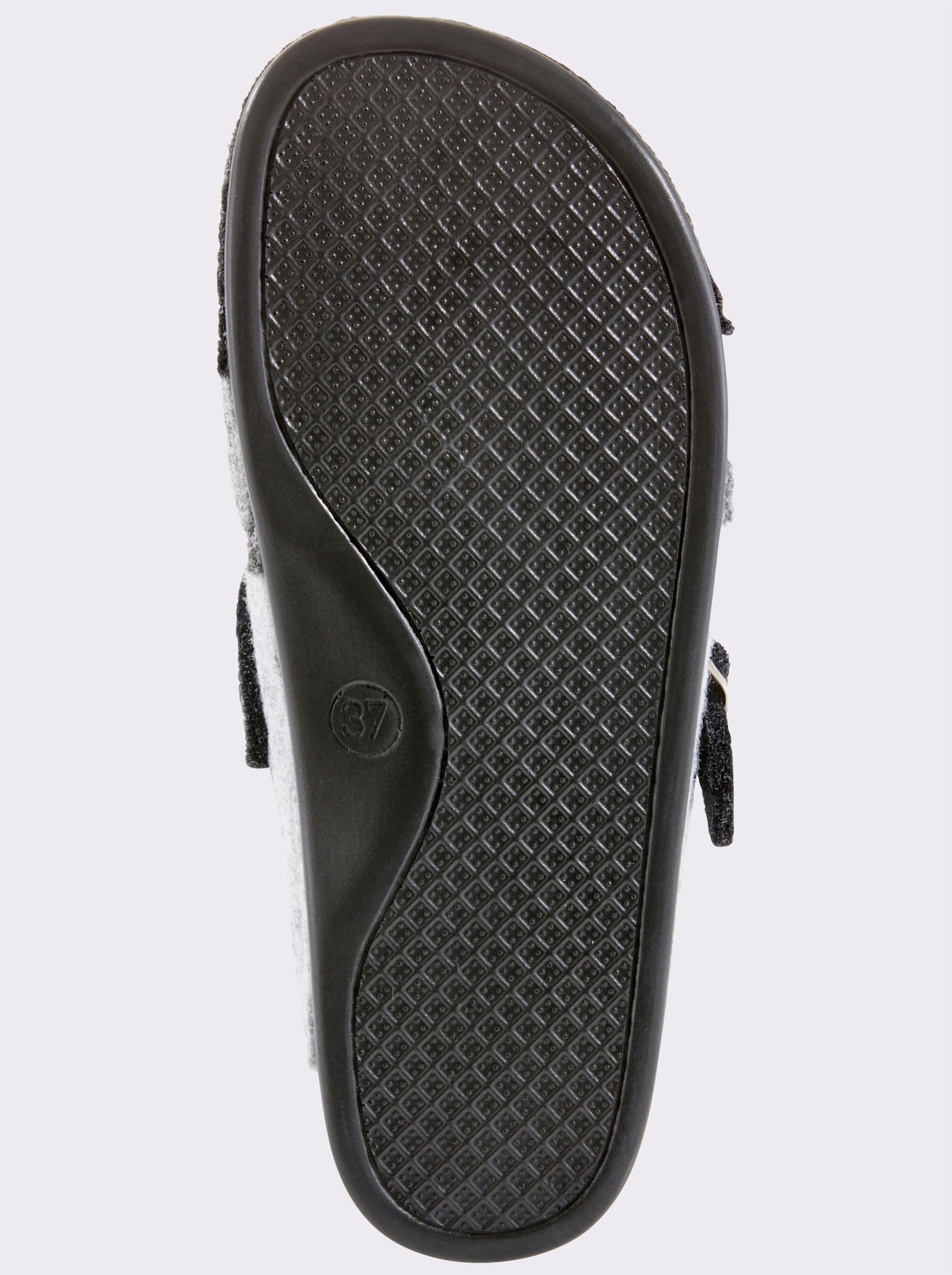 Dr. Feet Huisschoen - grijs gestreept