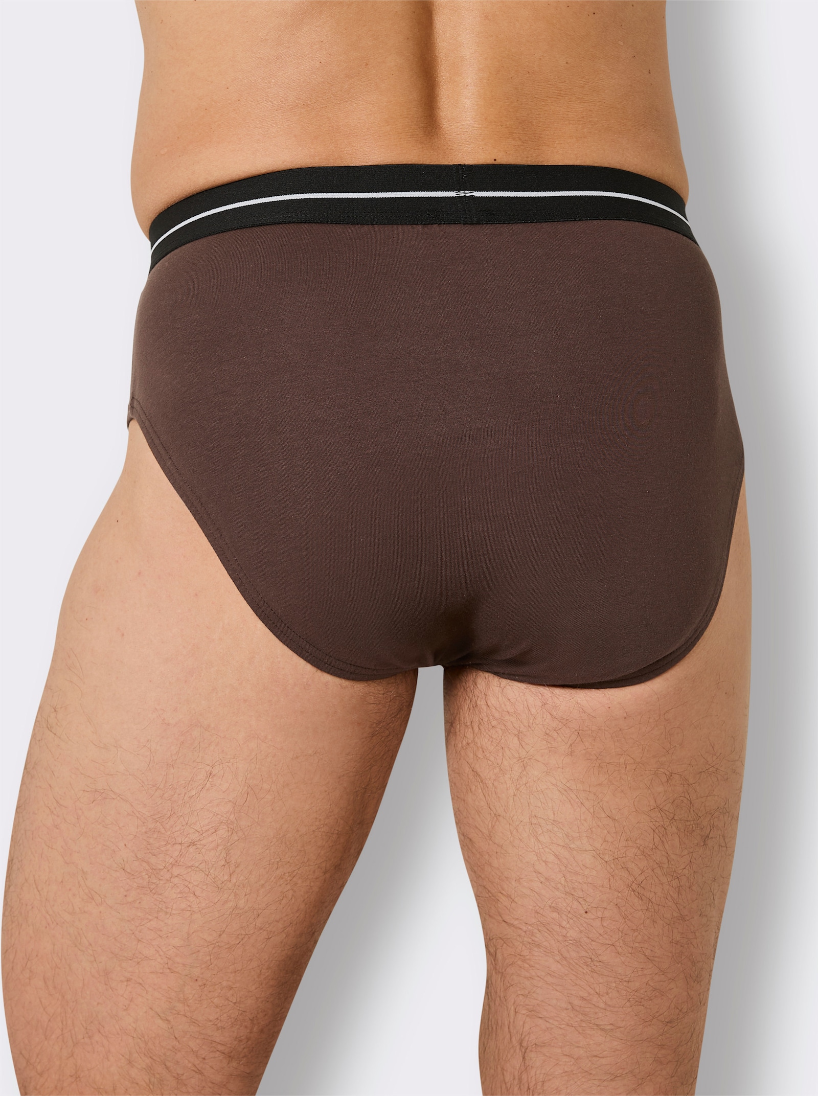 wäschepur men Slip - anthrazit + schoko + schwarz