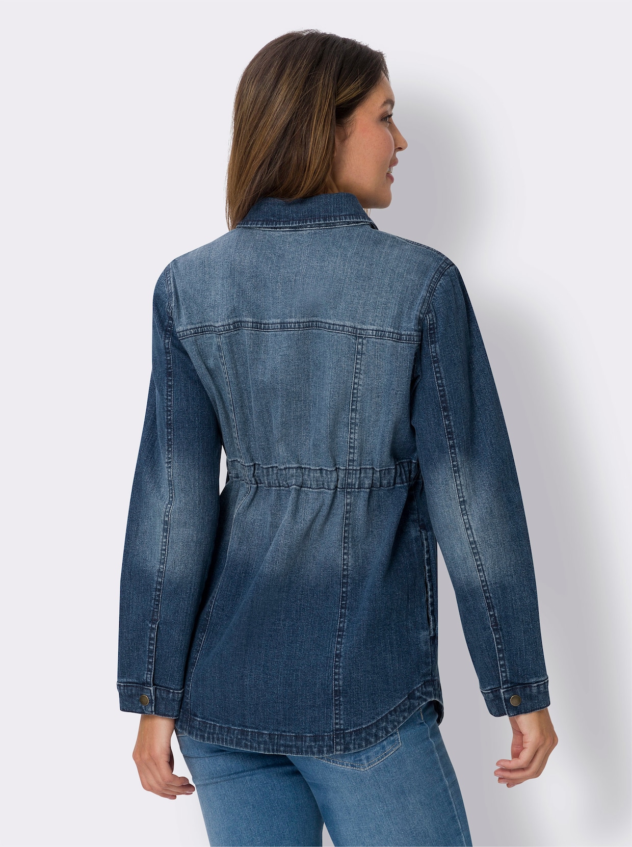 Jeans-Jacke - blue-stone-washed