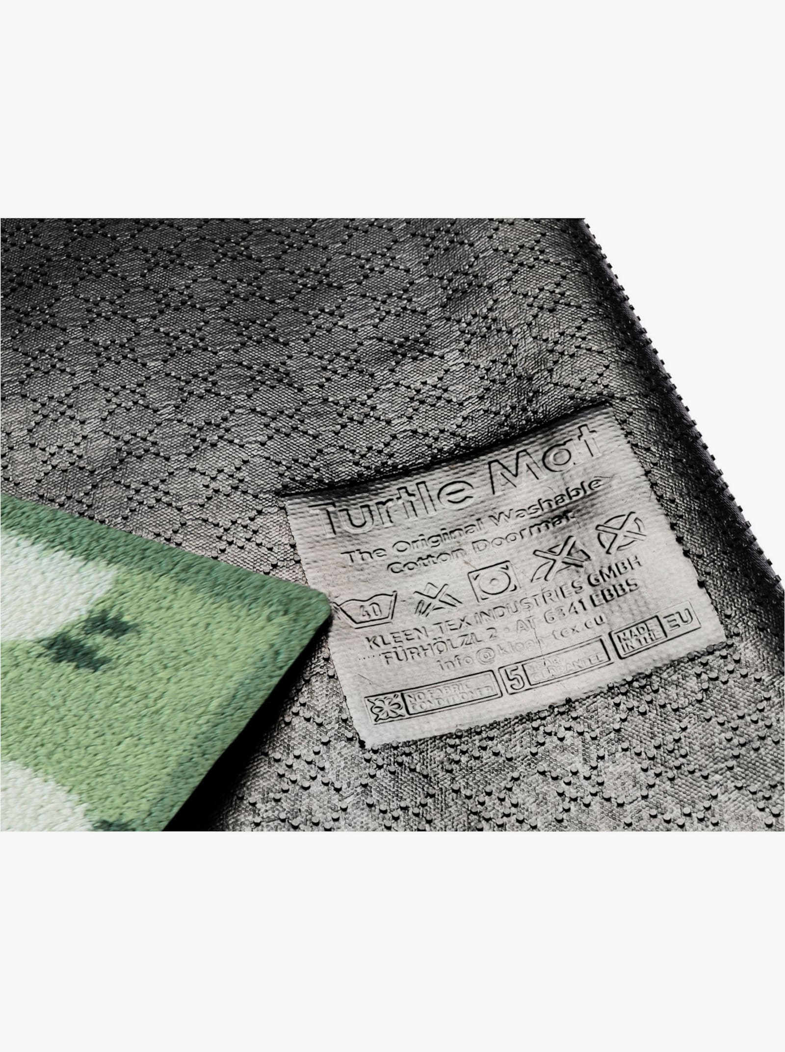 Turtle Mat Fußmatte - grün-ecru