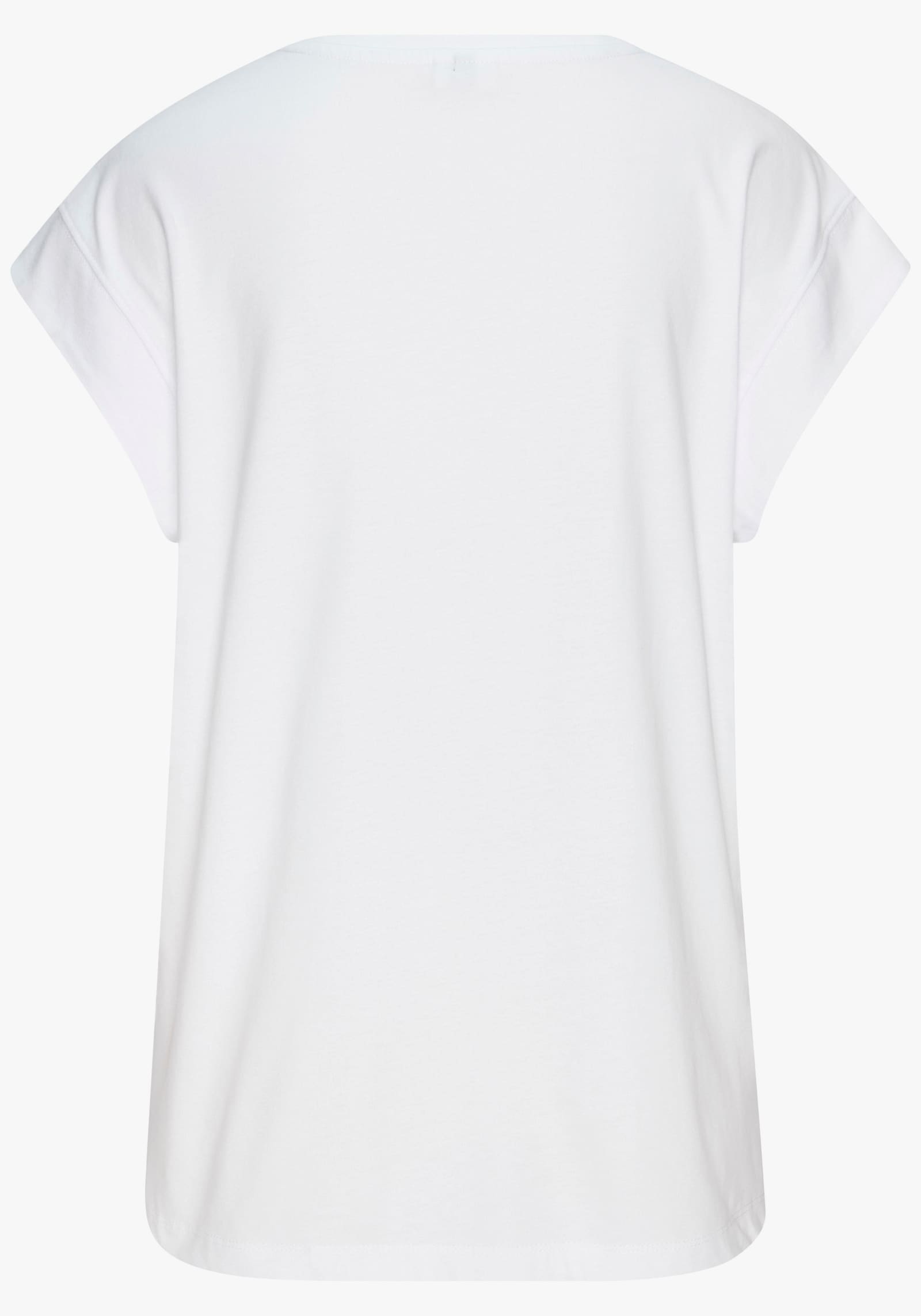 LASCANA Shirt met korte mouwen - wit