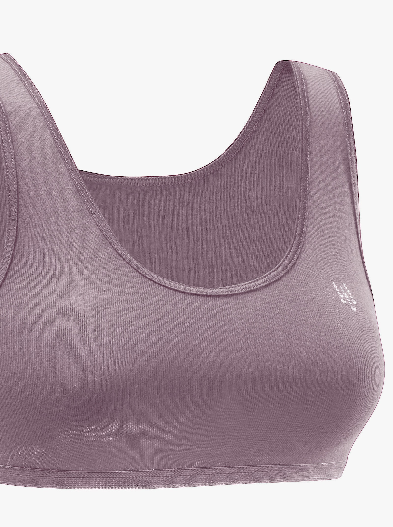 Speidel Bustier ohne Seitennähte - rosenholz + weiß + jade