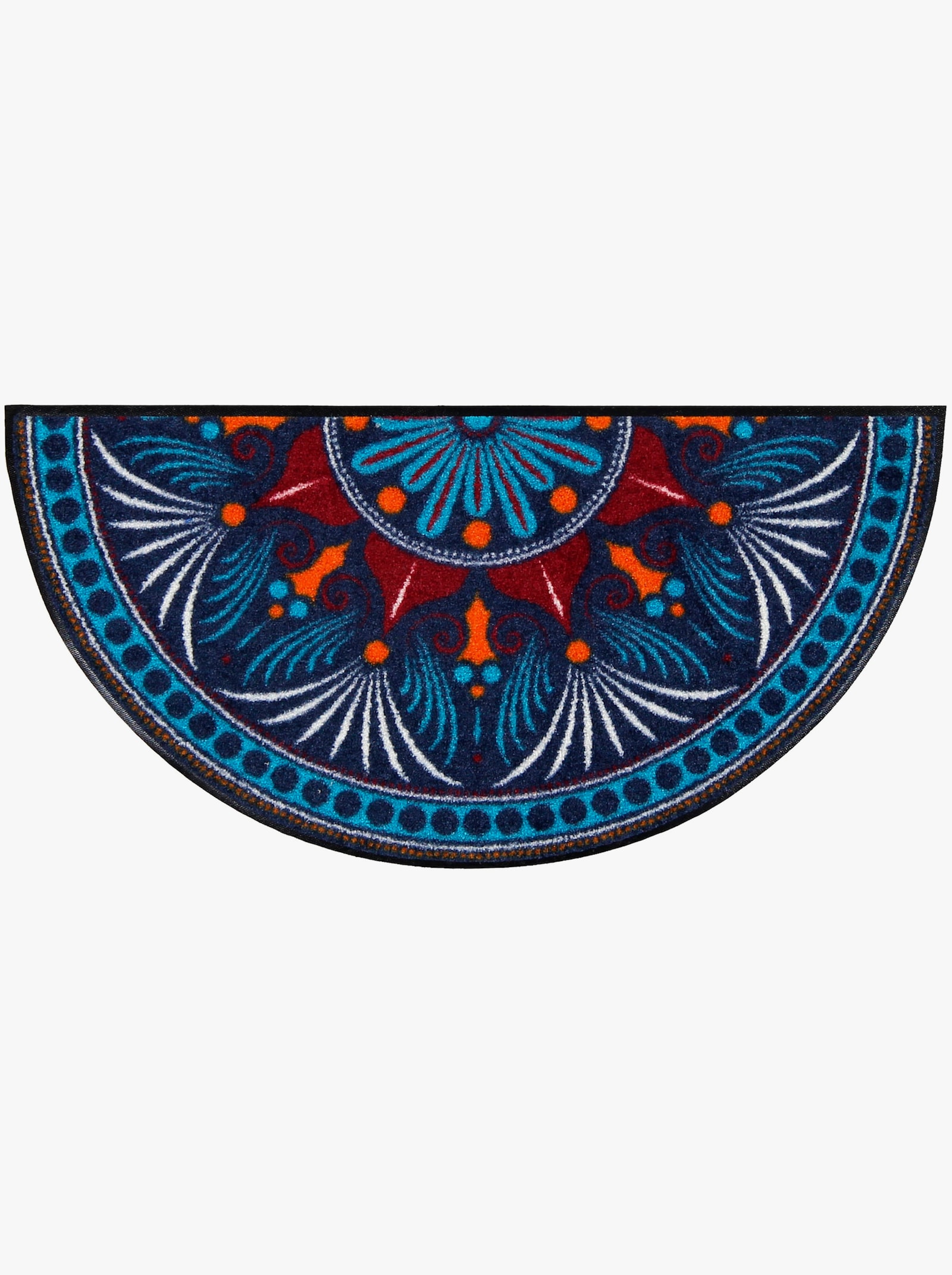 Salonloewe Fußmatte - blau-gemustert