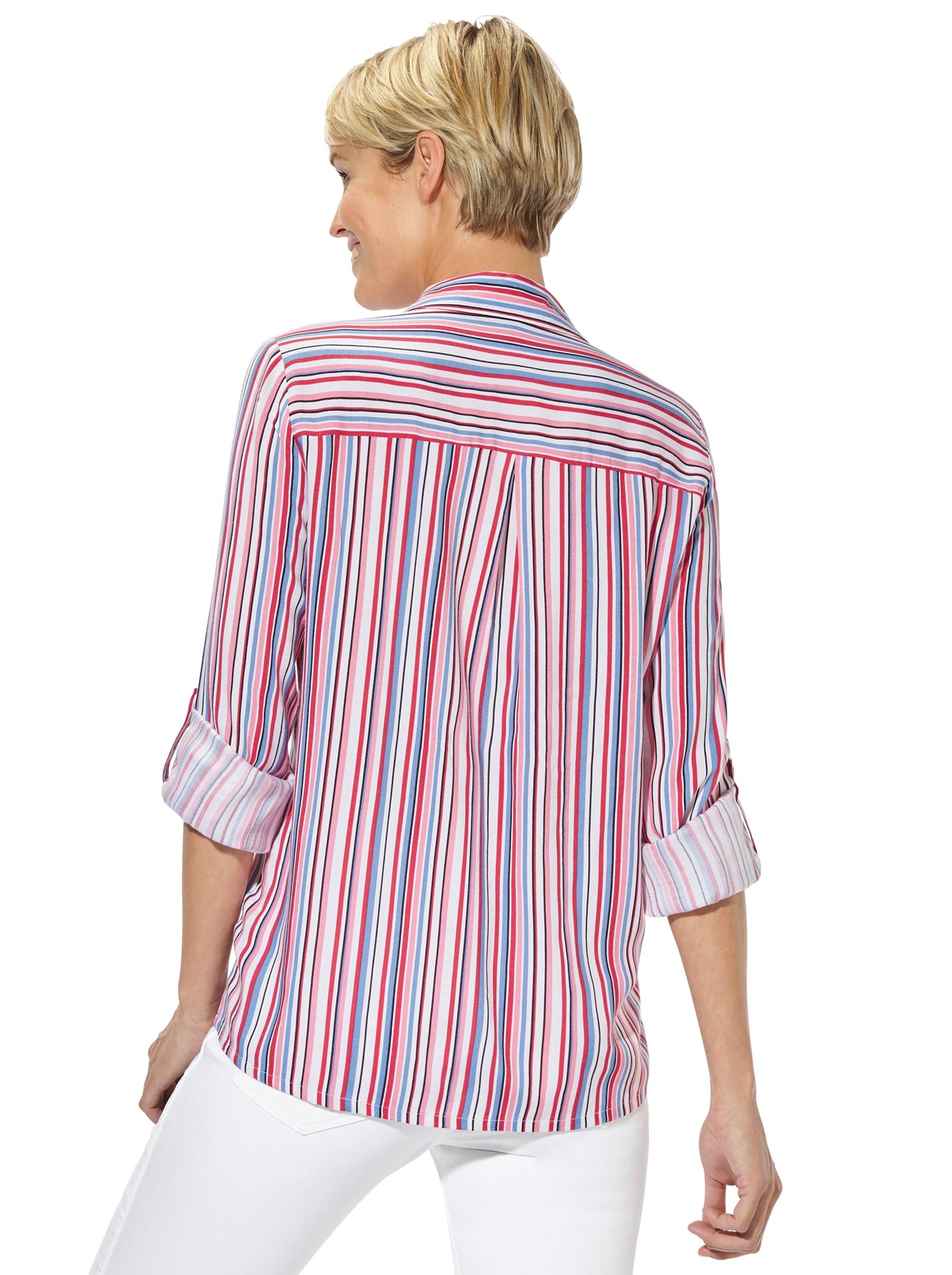 Collection L Bluse - weiß-gestreift