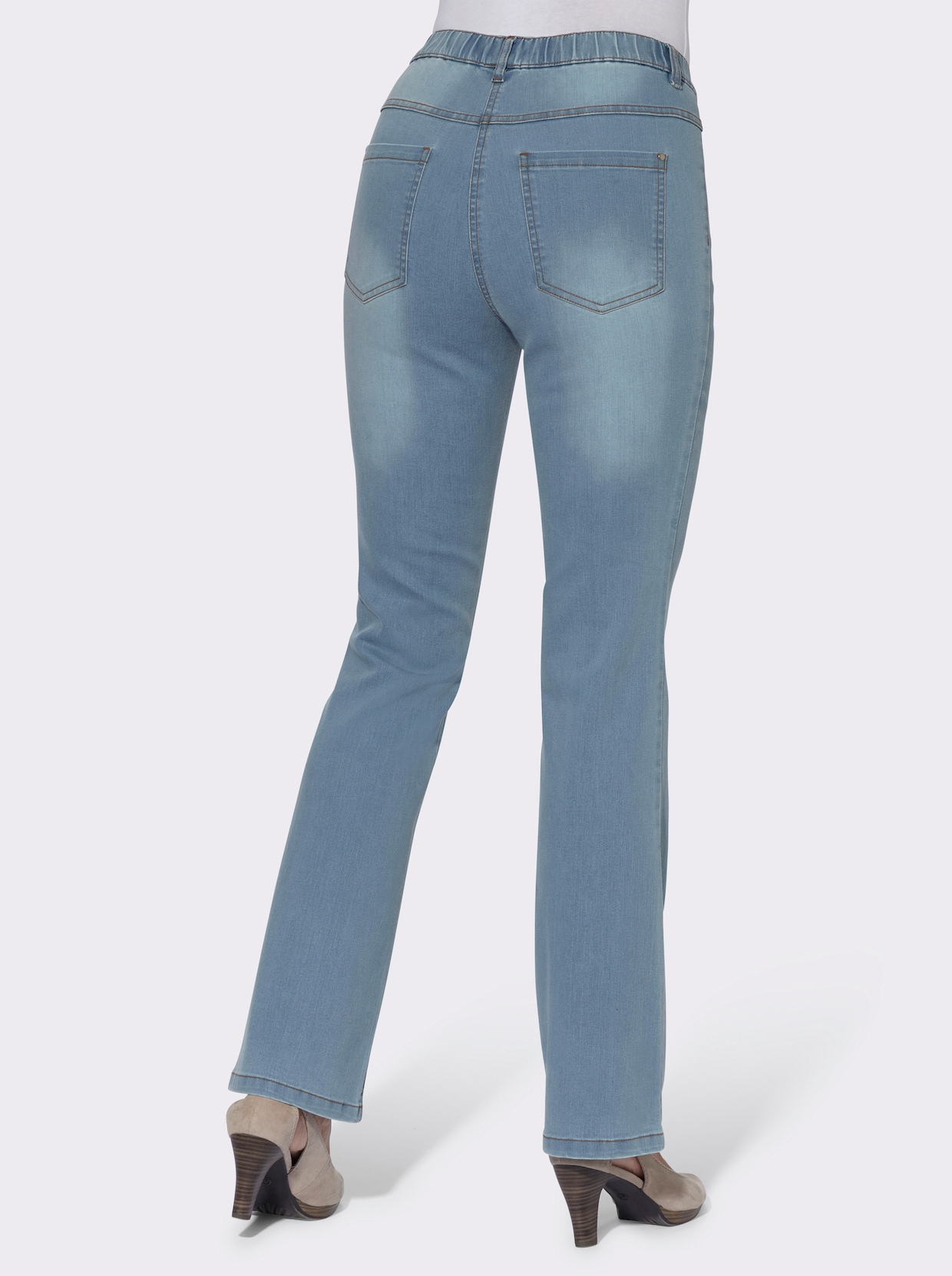 Bootcut jeans - blue-bleached