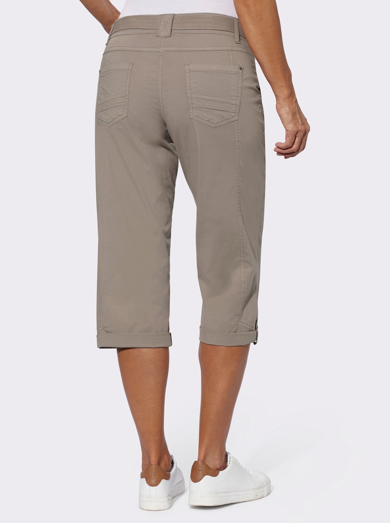 Capri-Hose - taupe