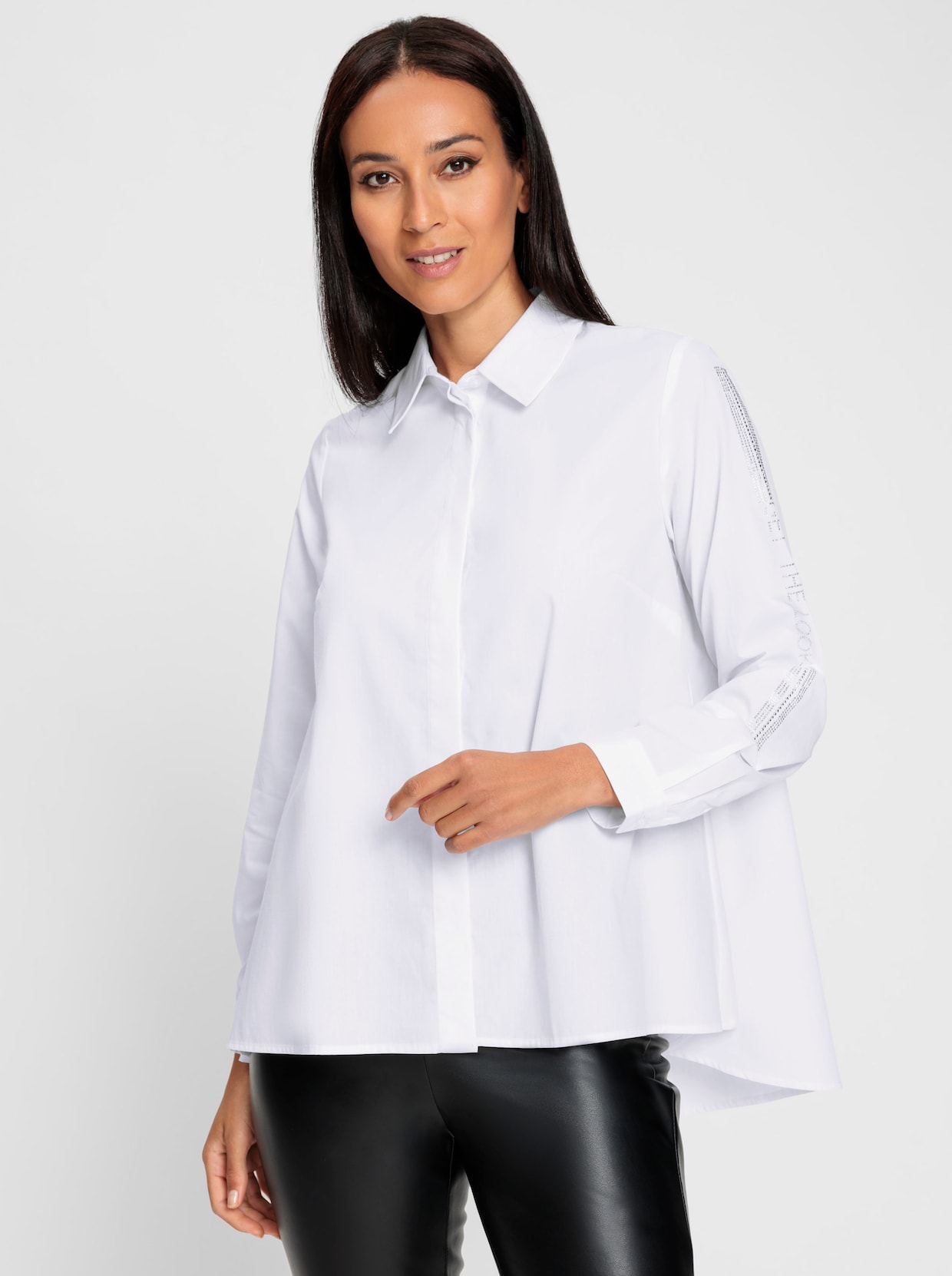 heine Blouse met lange mouwen - wit