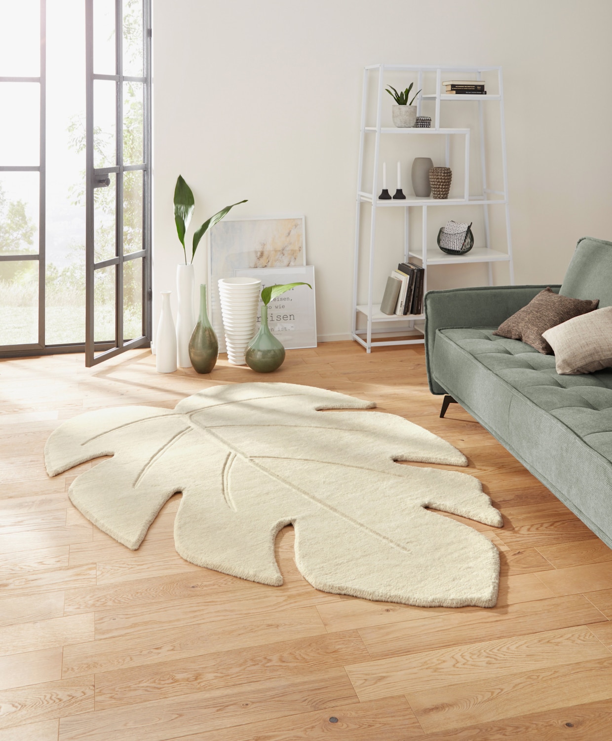 heine home Hoogpolig tapijt - offwhite