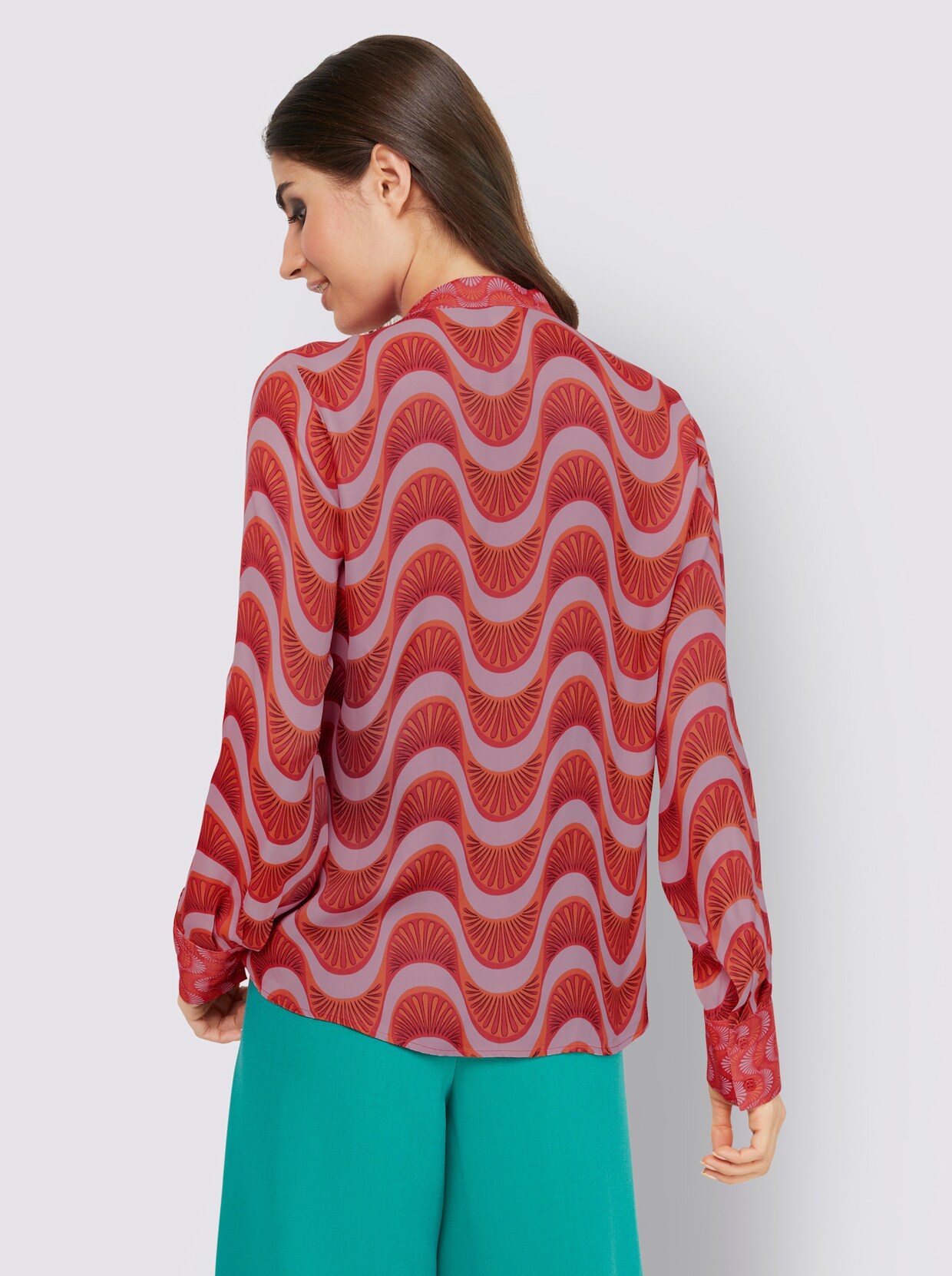 heine Blouse met print - langoustine/roze bedrukt