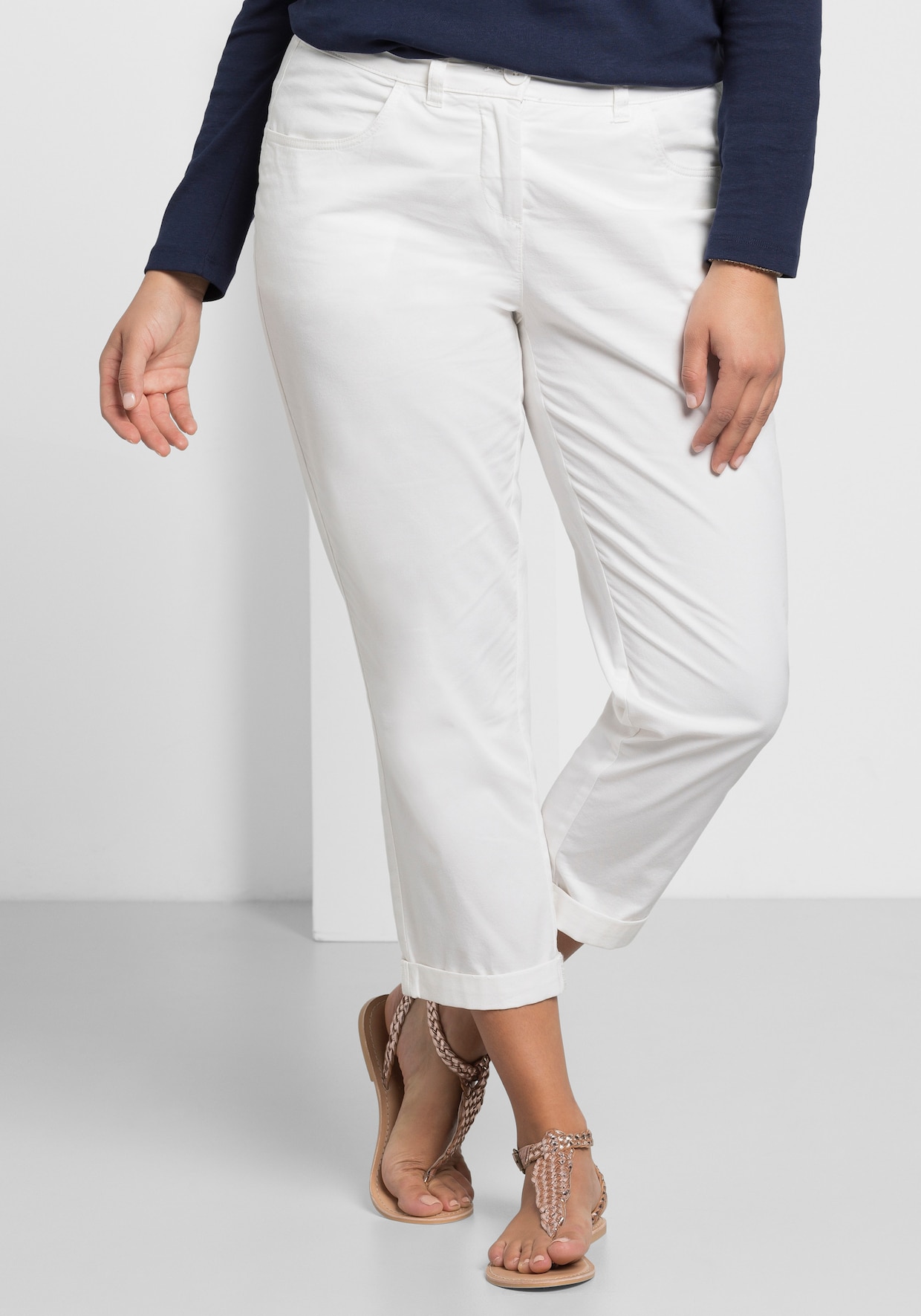 sheego 7/8-Hose - weiß