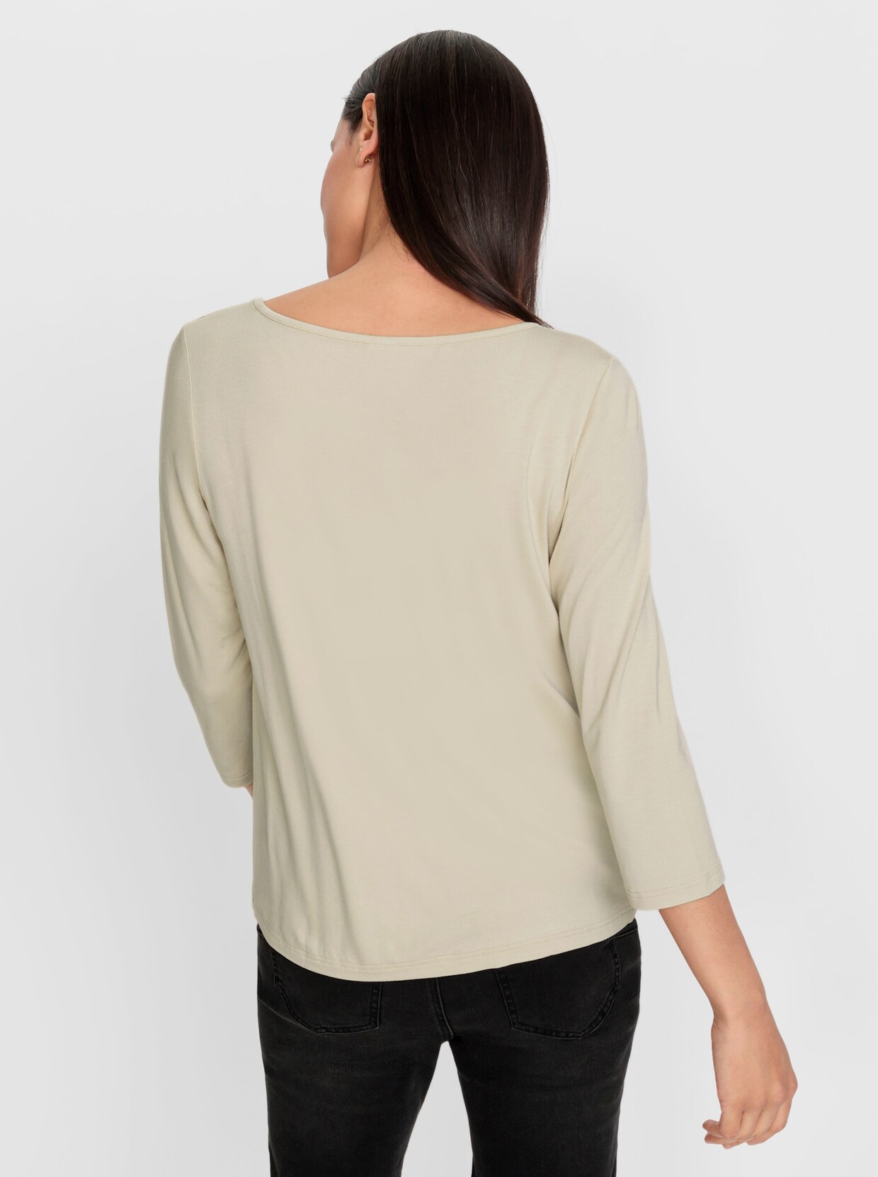 heine Shirt met print - zand/oker gedessineerd