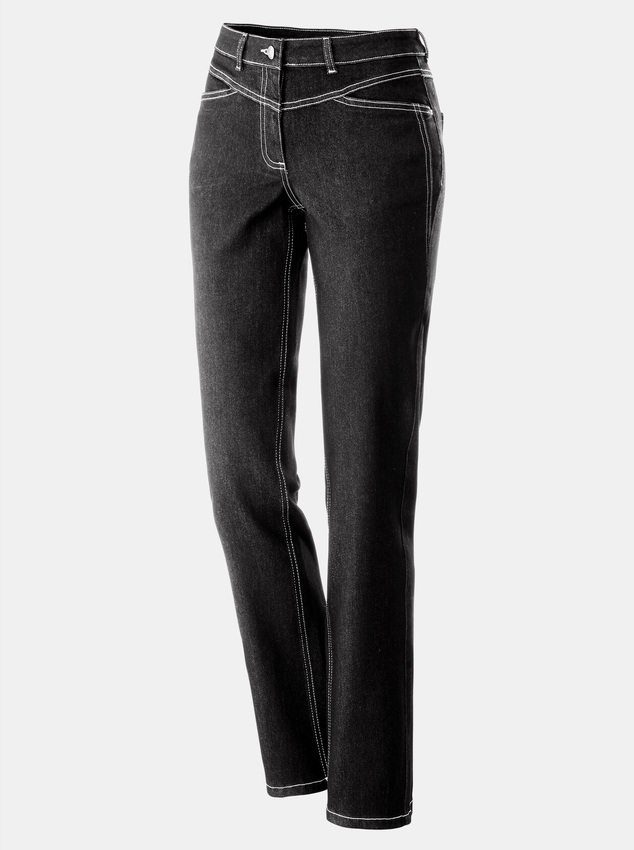 Jeans - black-denim