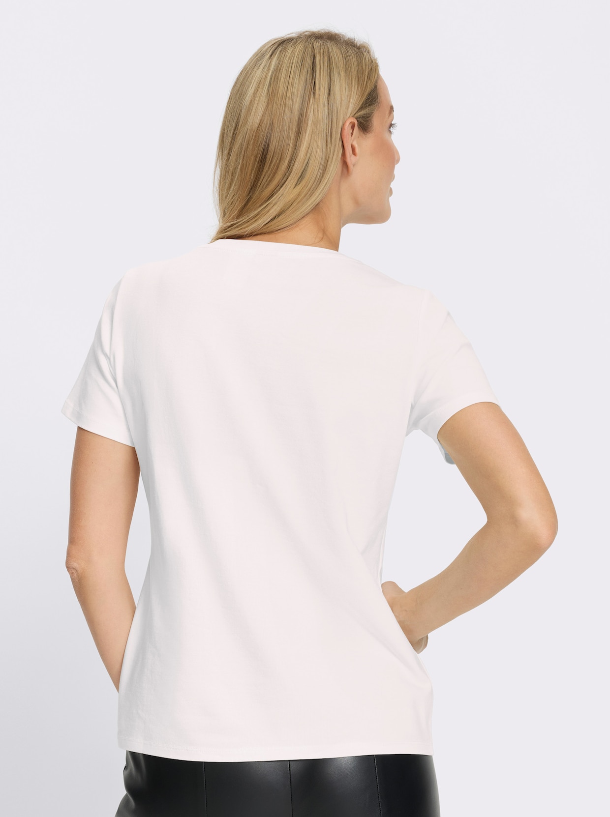 heine Kurzarmshirt - ecru