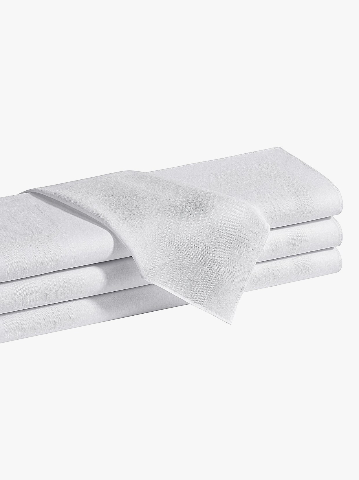 Herren-Taschentücher - weiß